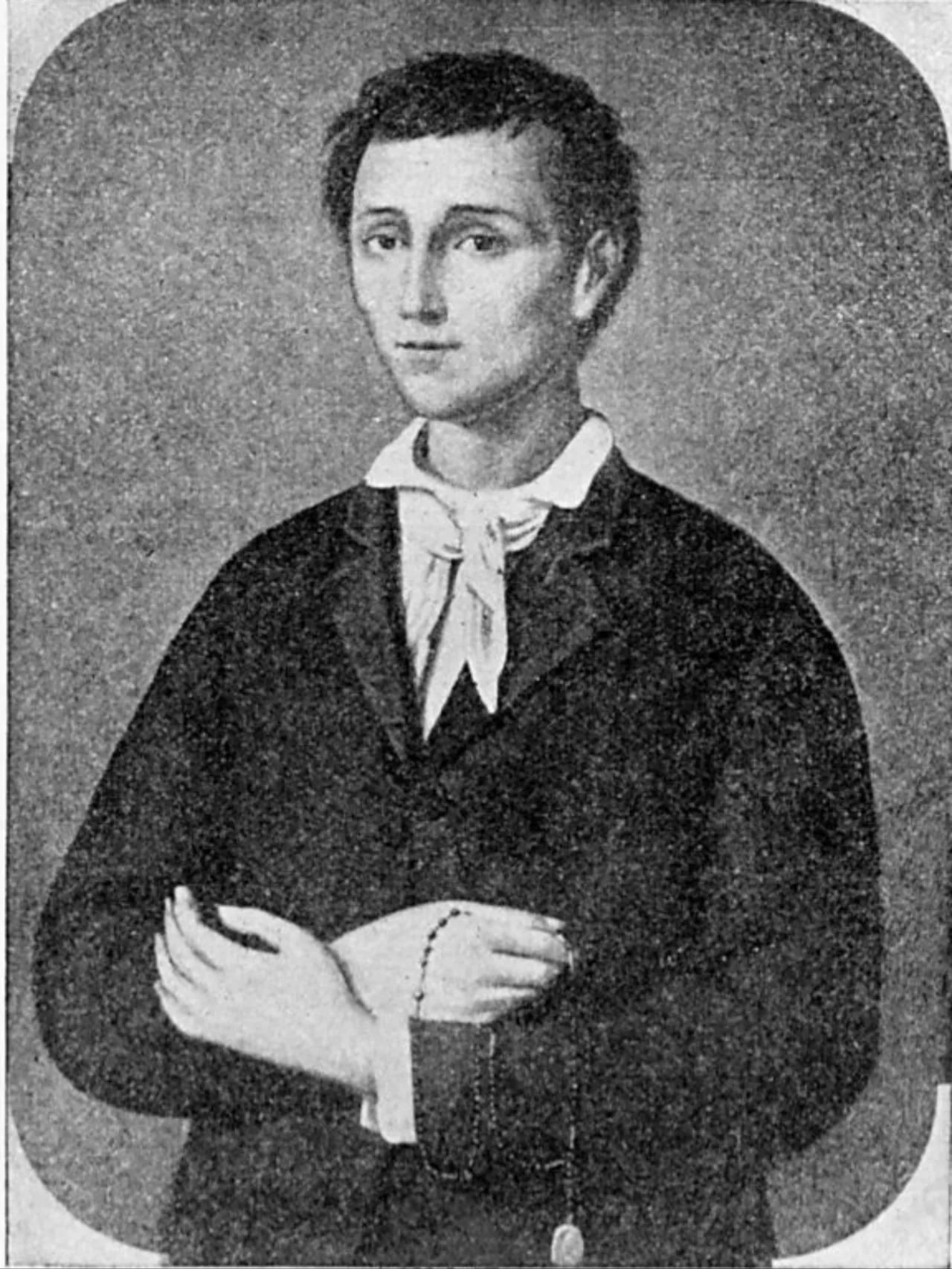 Porträt von Nunzio Sulprizio (1817–1836) – Gedenkseite