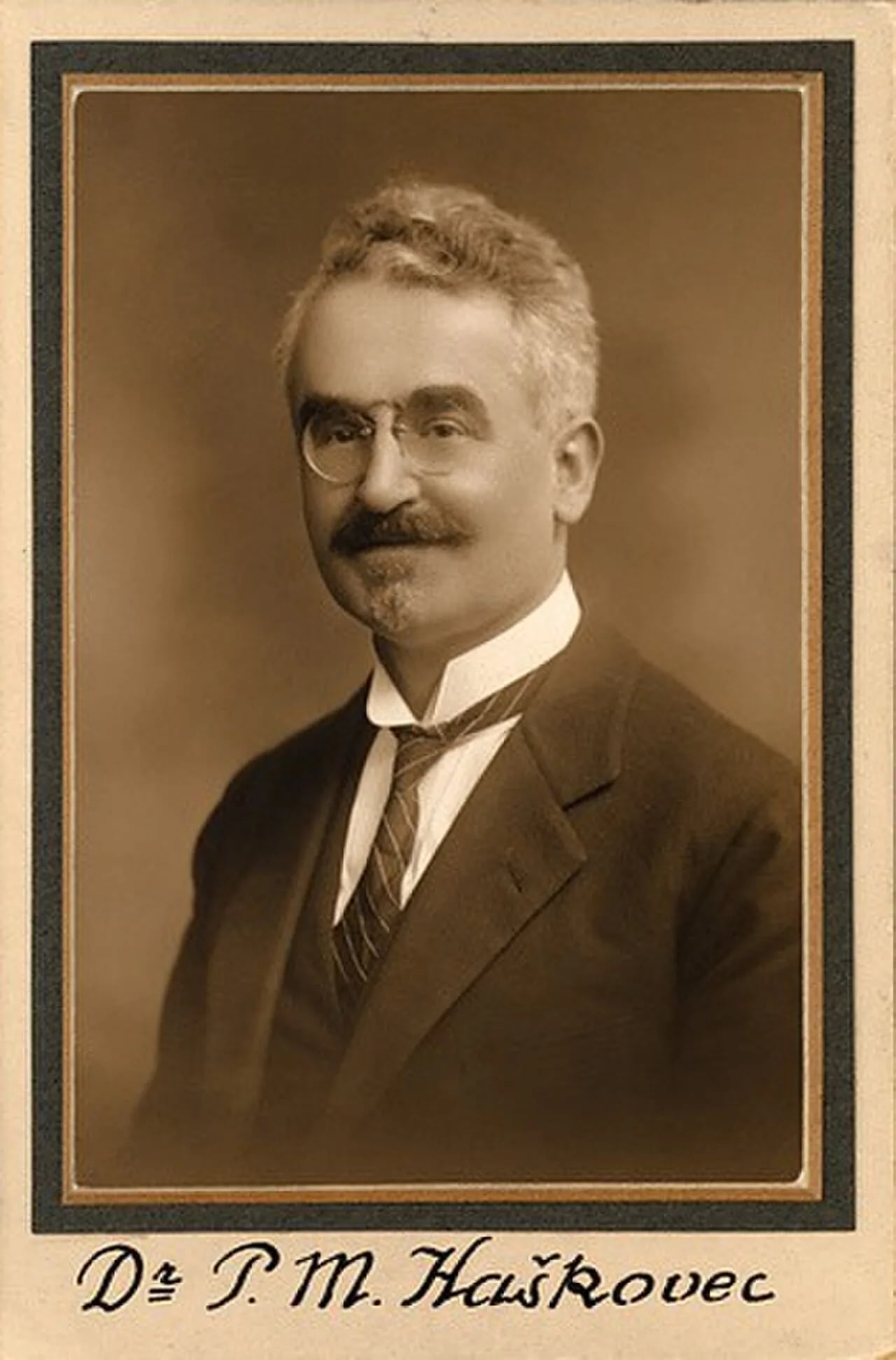 Porträt von Prokop Miroslav Haškovec (1876–1935) – Gedenkseite
