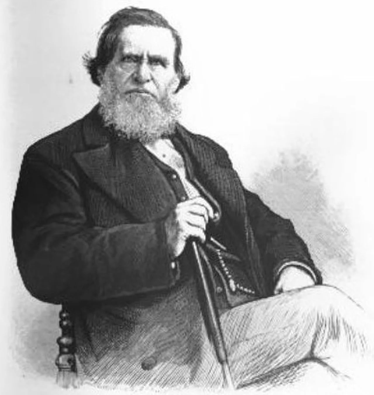 Portrait of Josiah Sutherland (1804–1887) – memorial page