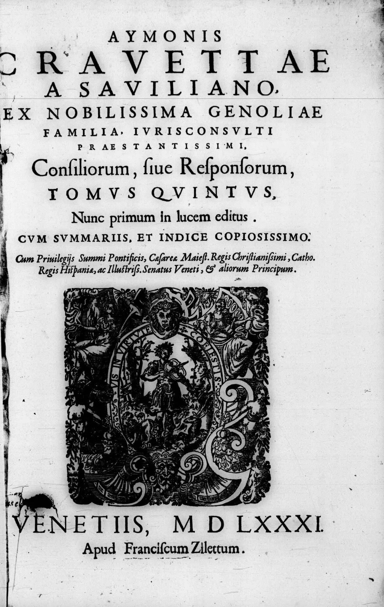 Portrait of Aimone Cravetta (1504–1569) – memorial page