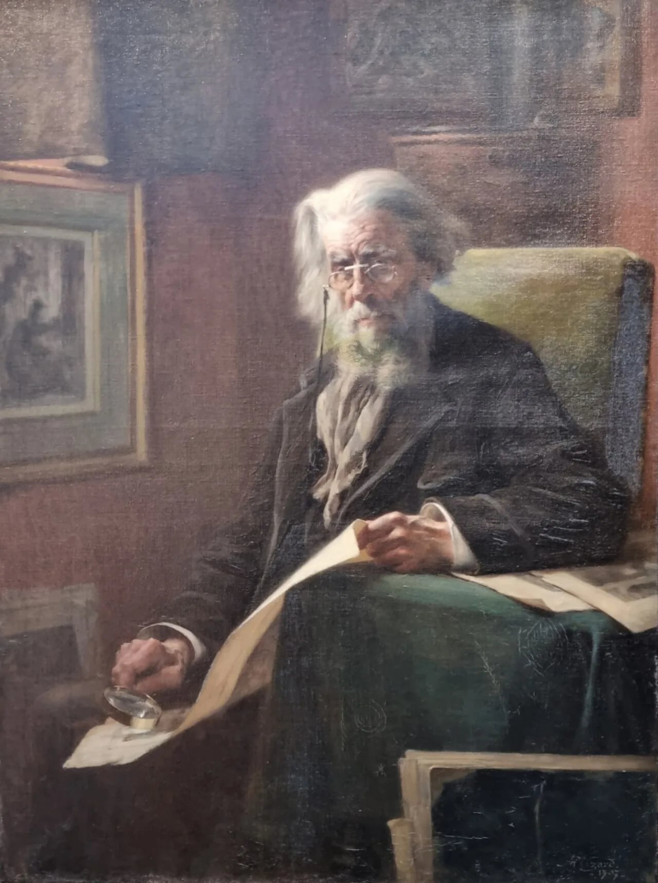 Portrait of Antoine-Julien Alizard (1827–1912) – memorial page