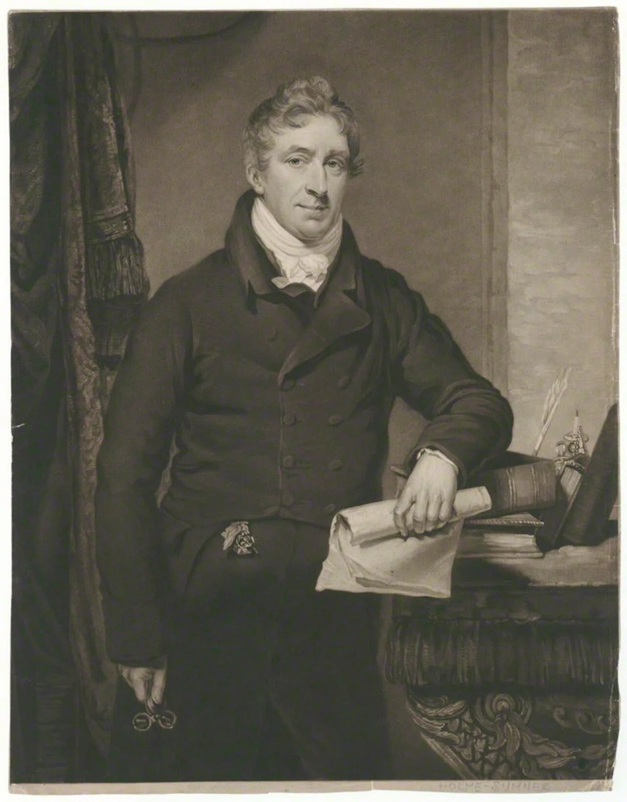 Porträt von George Holme-Sumner (1760–1838) – Gedenkseite