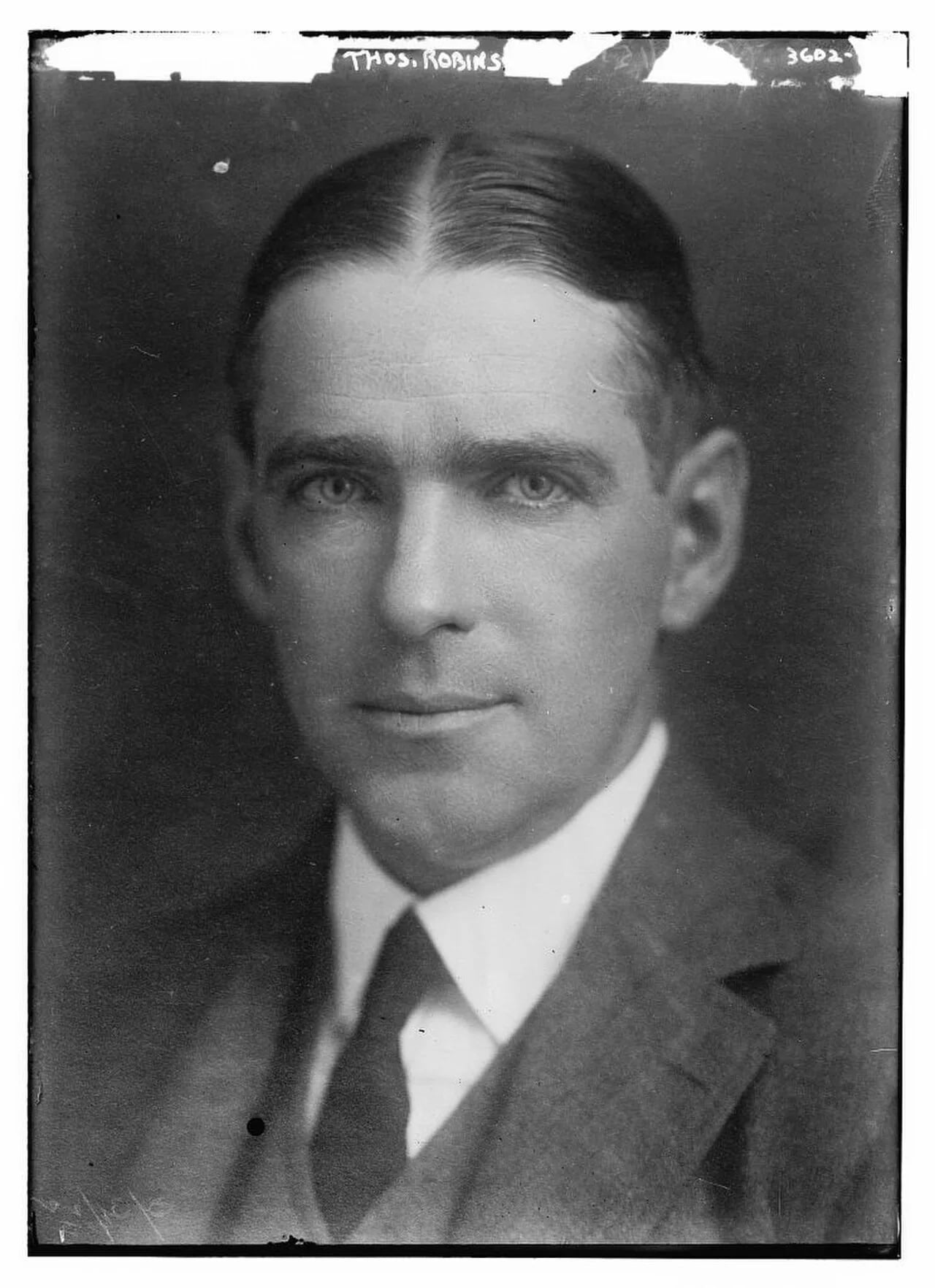 Portrait of Thomas Robins (1868–1957) – memorial page