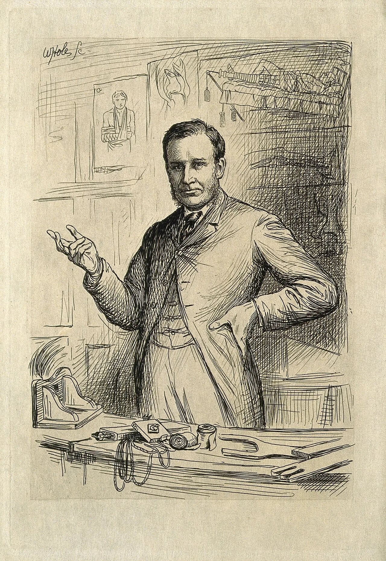 Portrait of John Chiene (1843–1923) – memorial page