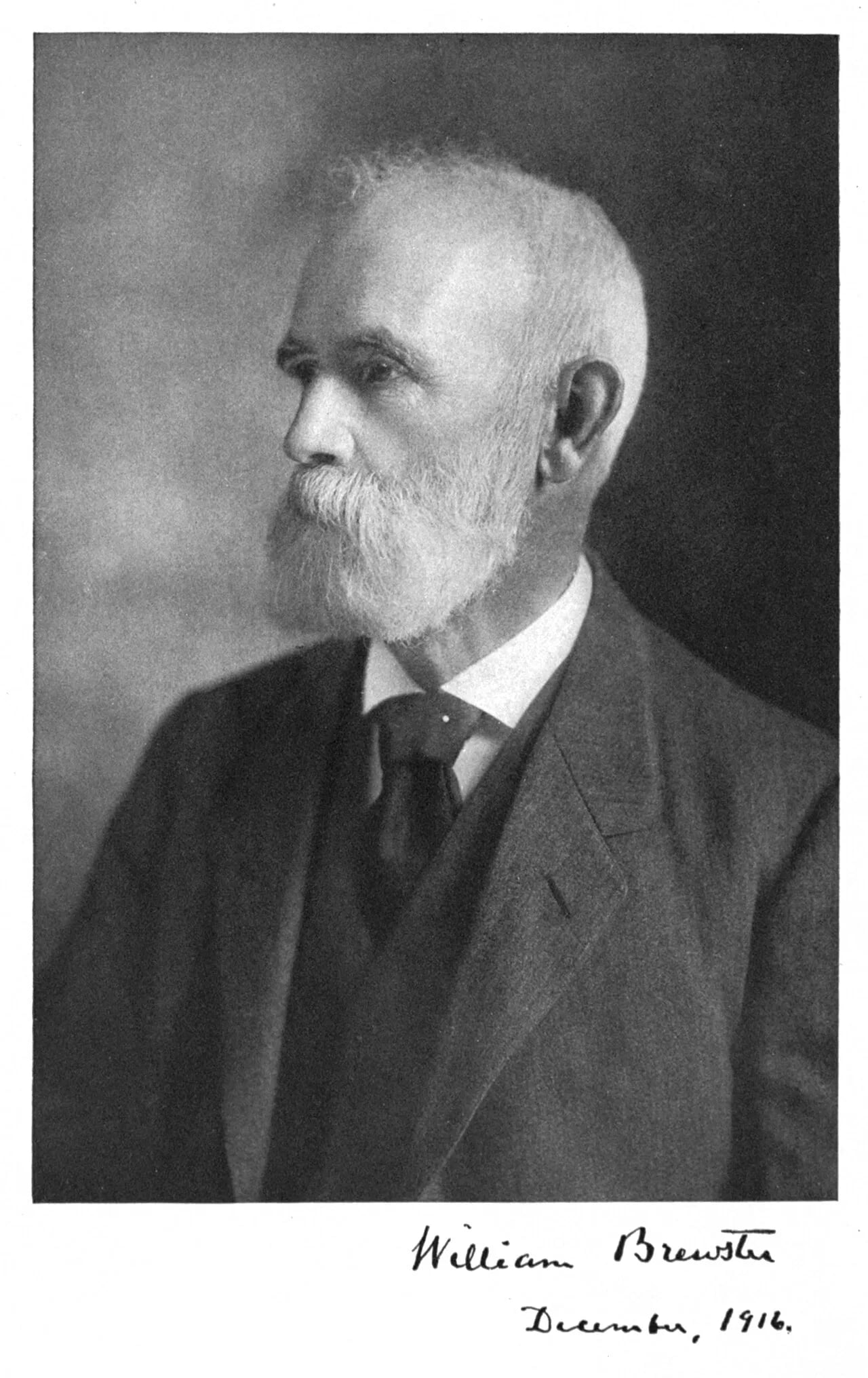 Porträt von William Brewster (1851–1919) – Gedenkseite