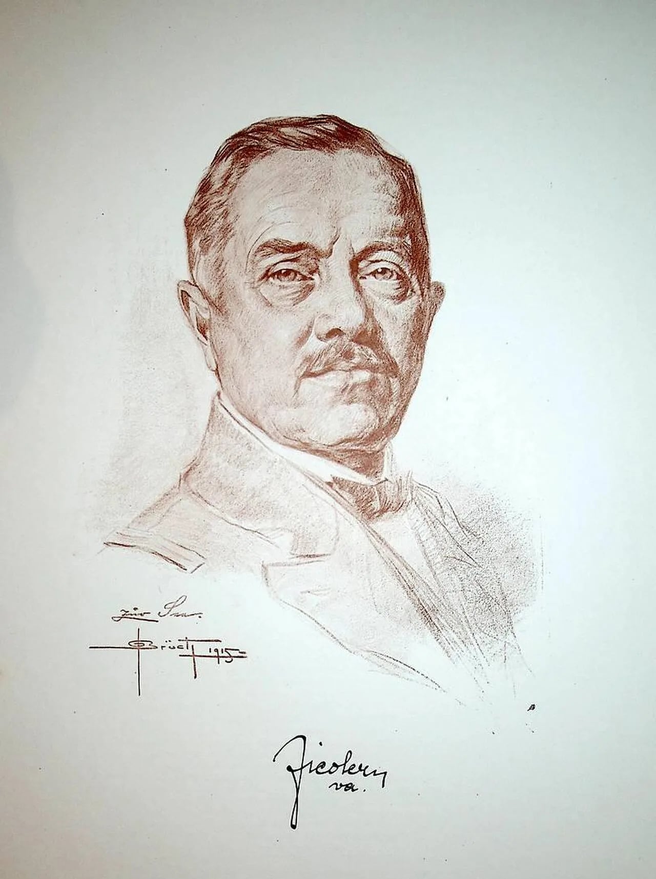 Porträt von Paul Fiedler von Jürgen (1861–1919) – Gedenkseite