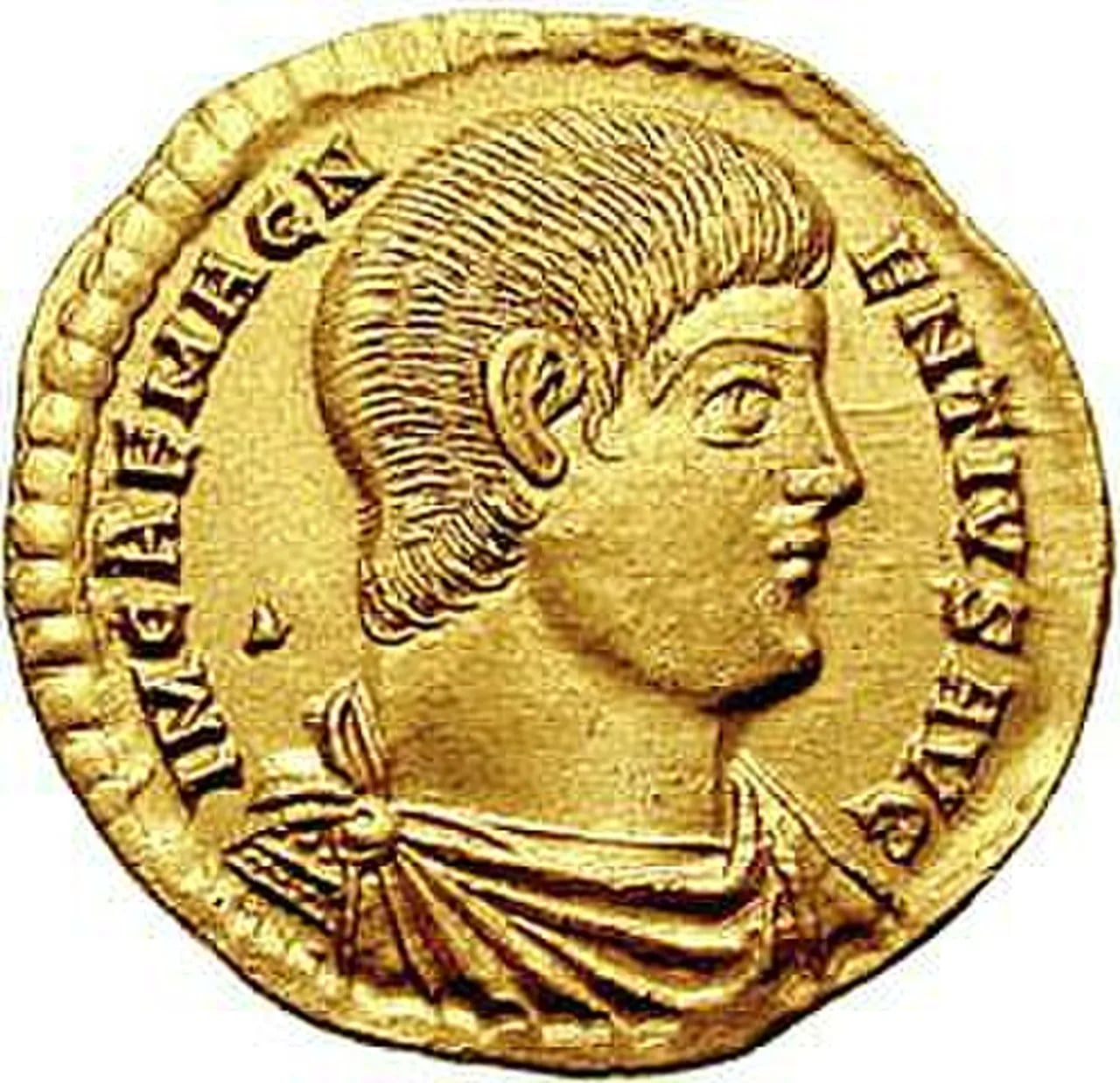 Portrait of Magnentius (303–353) – memorial page