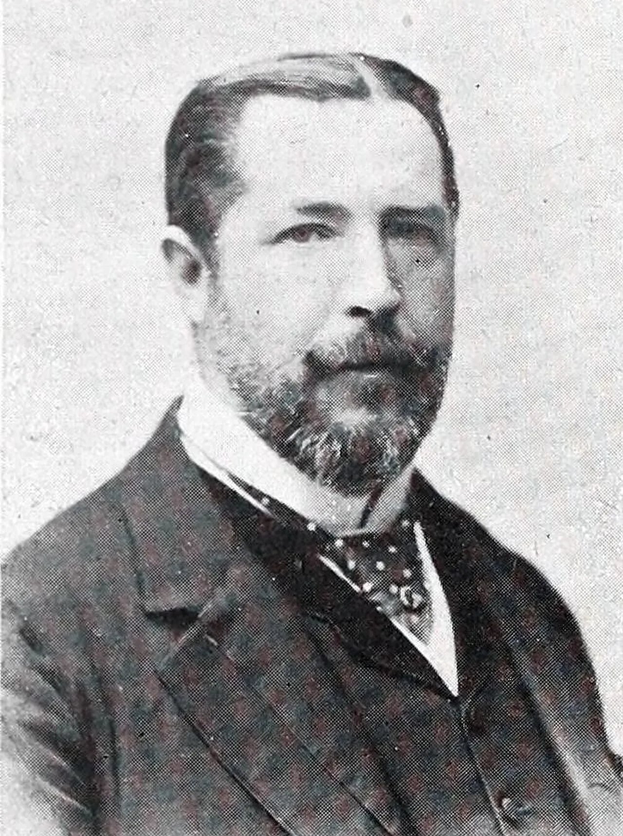 Porträt von Santiago de Liniers y Gallo Alcántara (1842–1908) – Gedenkseite