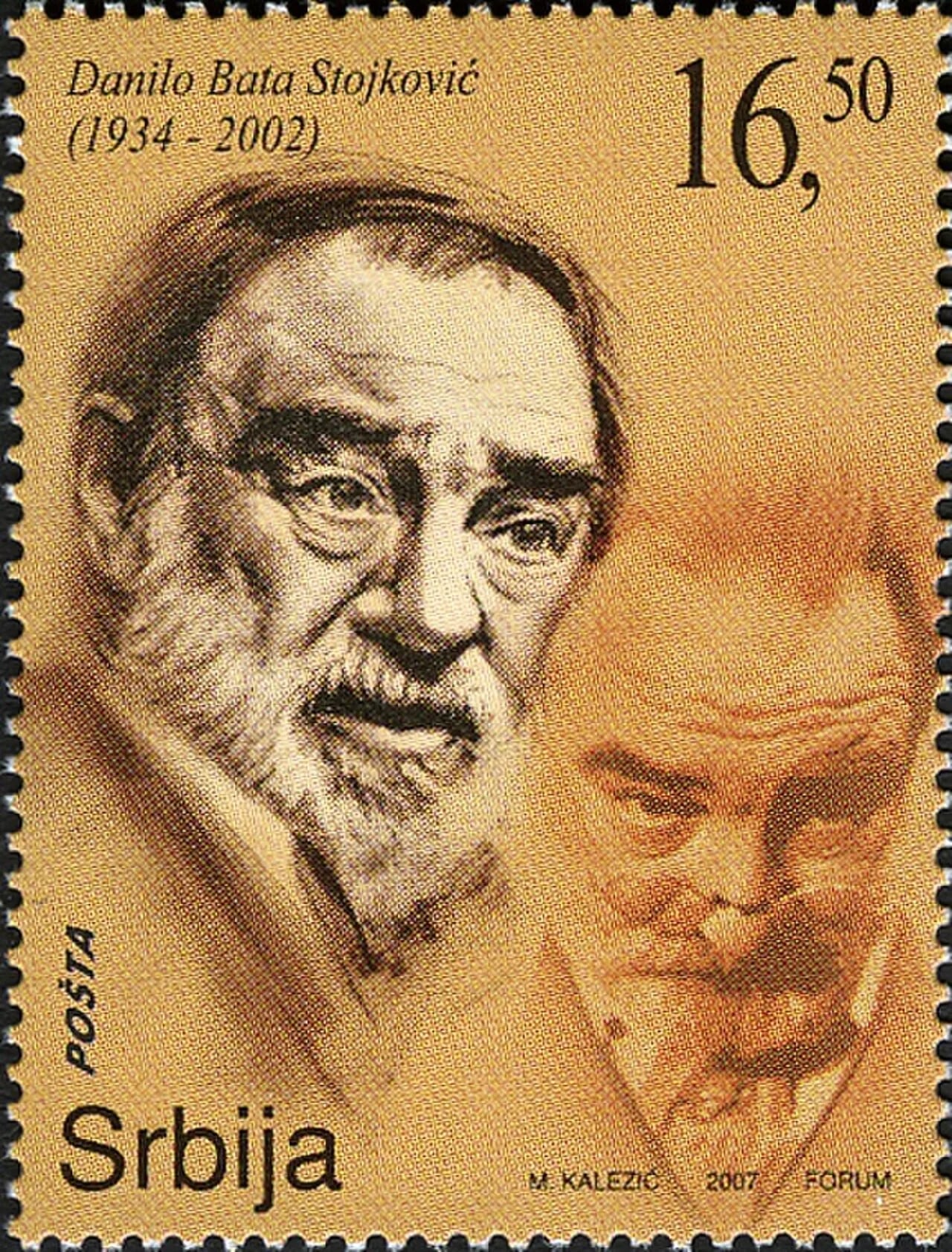 Porträt von Danilo Stojković (1934–2002) – Gedenkseite
