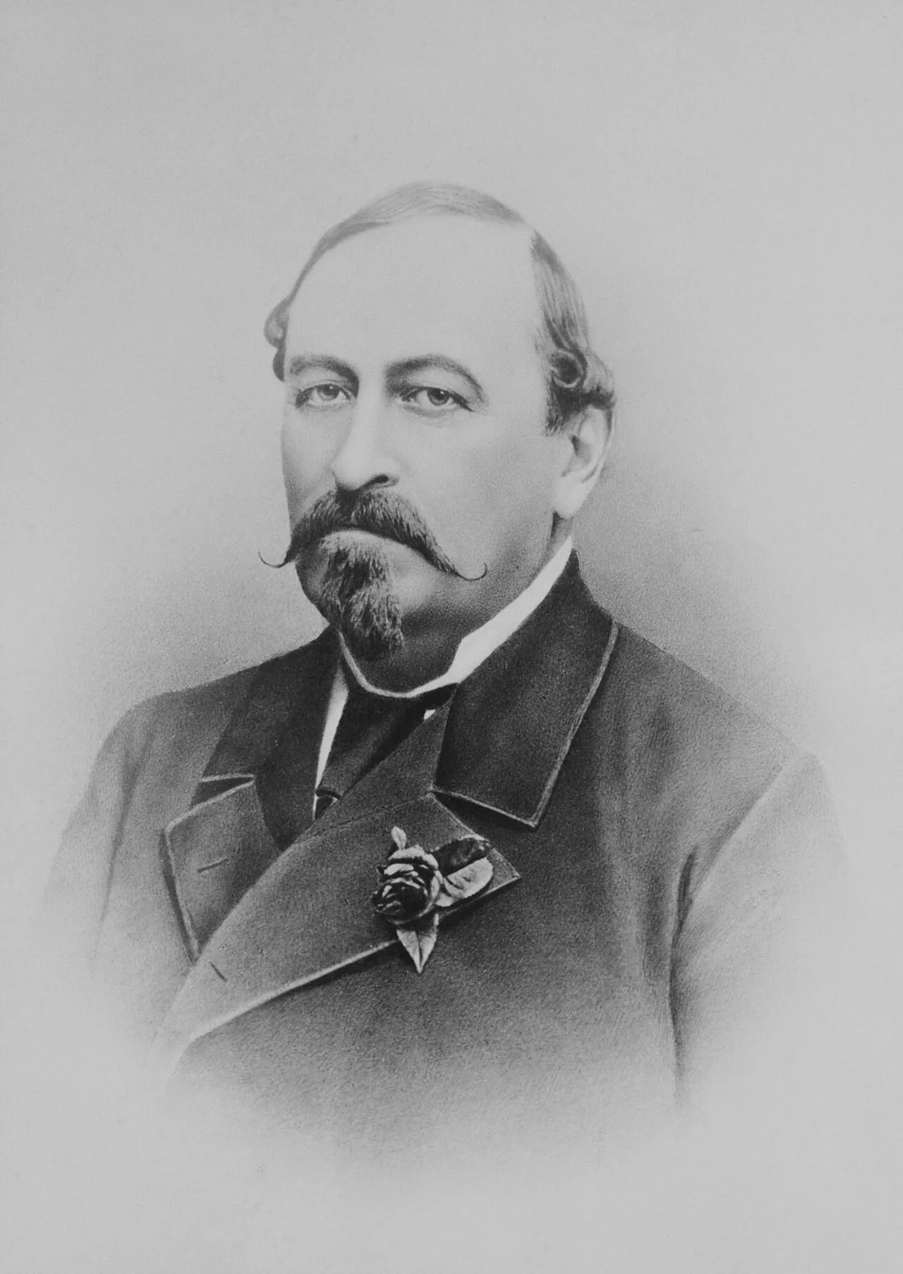 Porträt von Ernst II. (1818–1893) – Gedenkseite