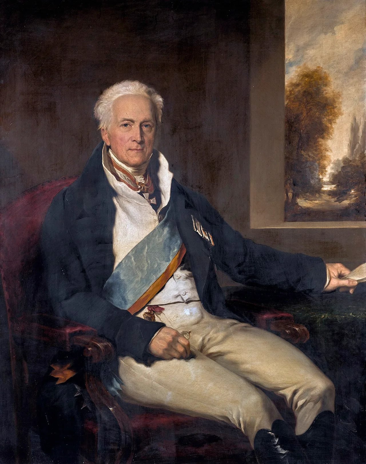 Porträt von Karl August von Hardenberg (1750–1822) – Gedenkseite