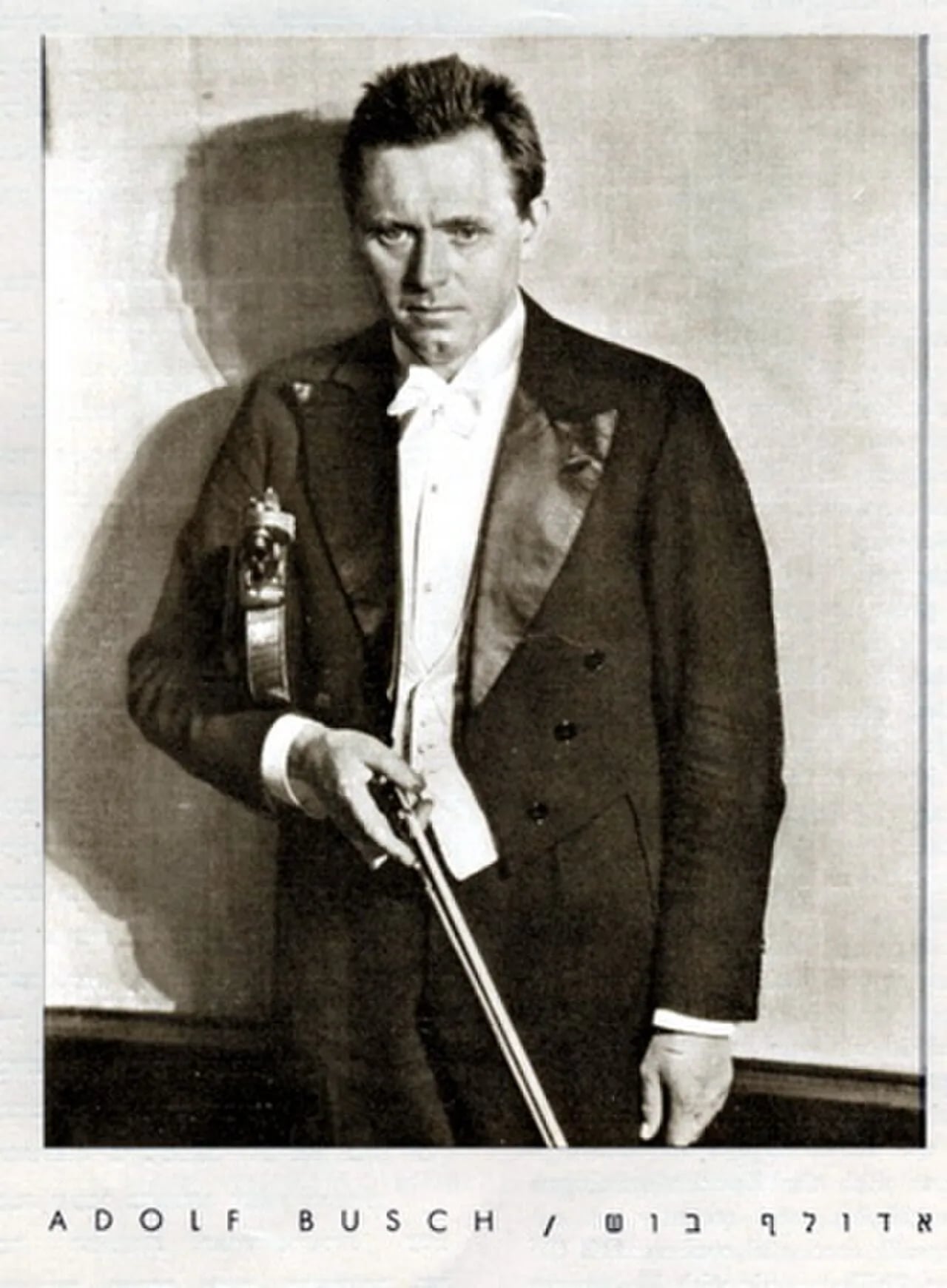 Porträt von Adolf Busch (1891–1952) – Gedenkseite
