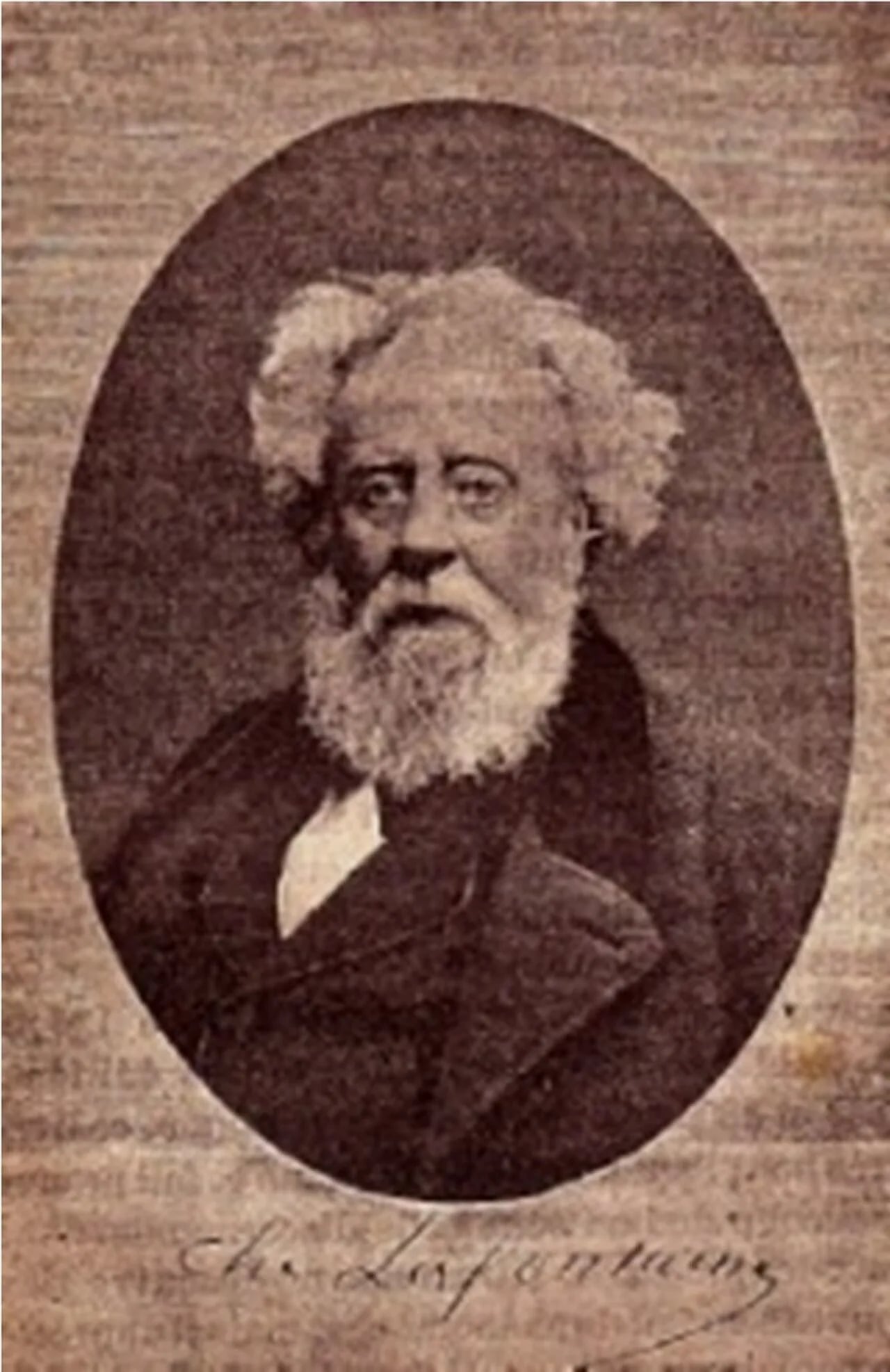 Porträt von Charles Lafontaine (1803–1892) – Gedenkseite