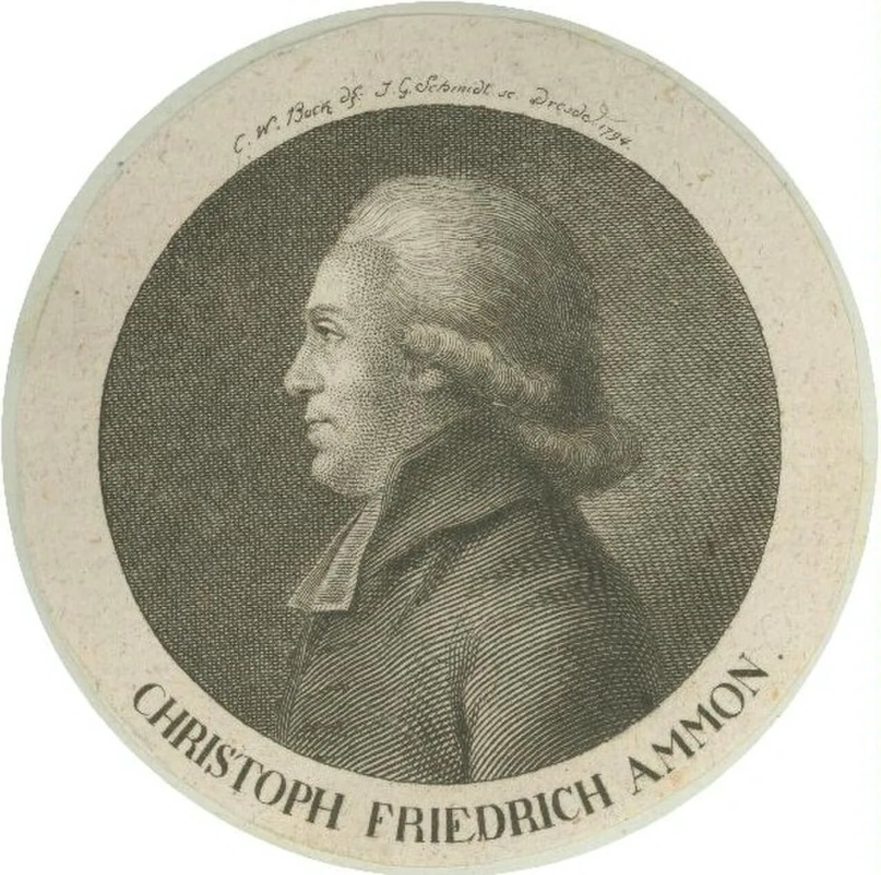 Porträt von Christoph Ammon (1766–1850) – Gedenkseite