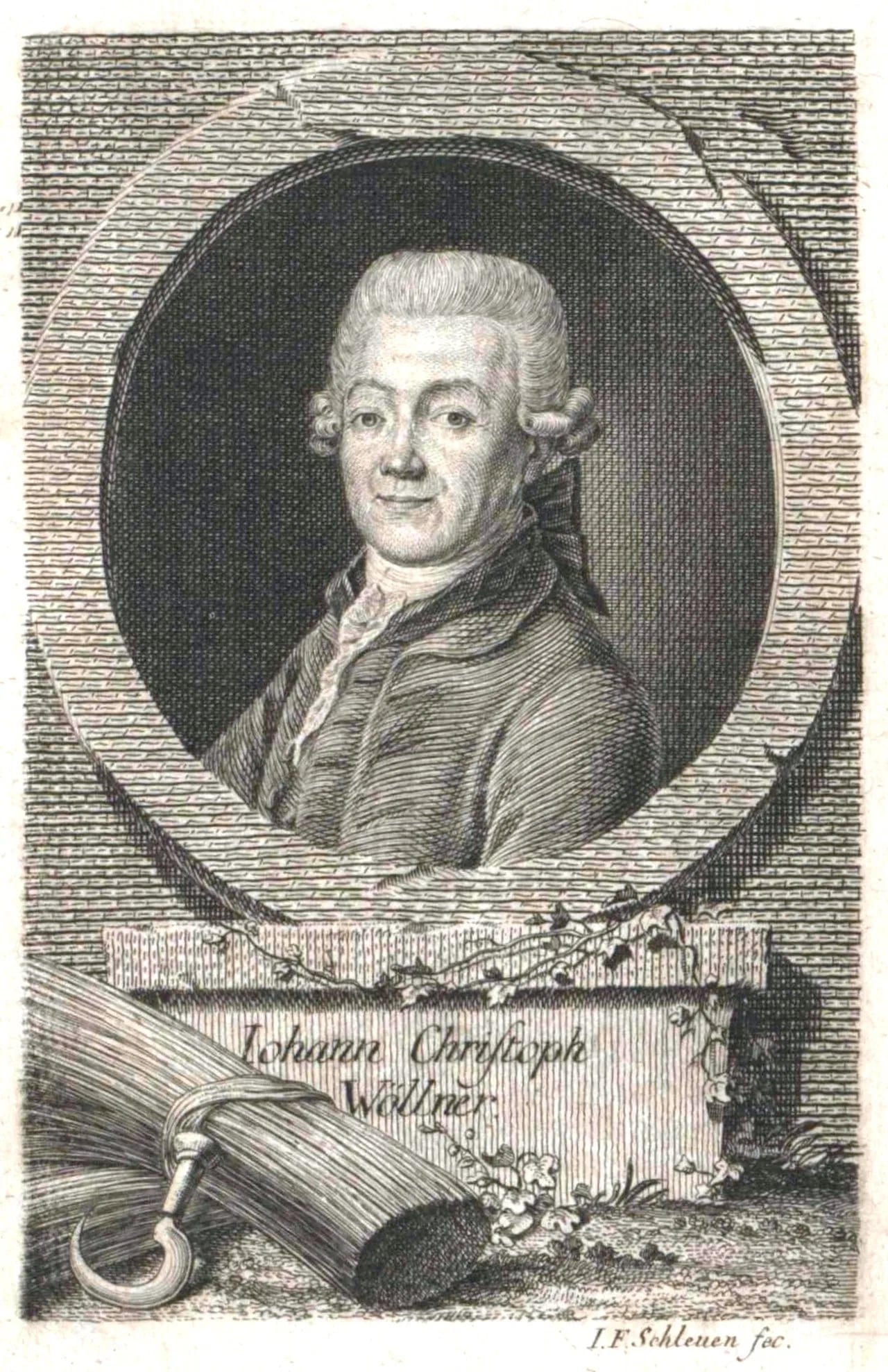 Porträt von Johann Christoph von Woellner (1732–1800) – Gedenkseite