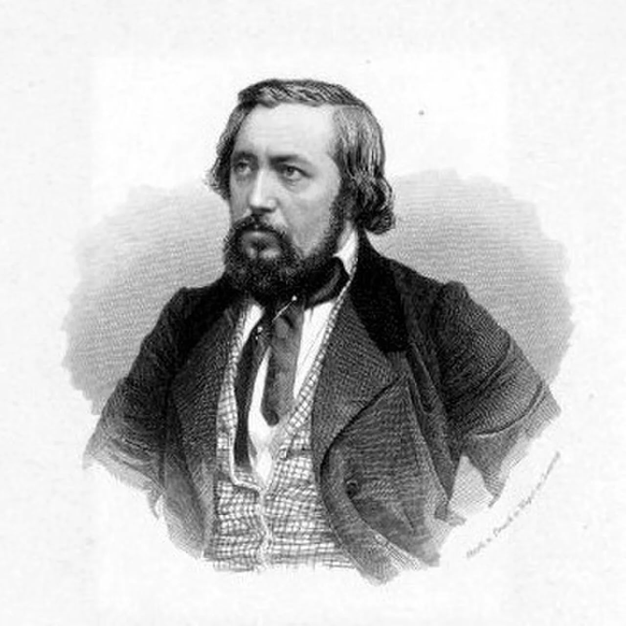 Porträt von Carl Wilhelm (1815–1873) – Gedenkseite