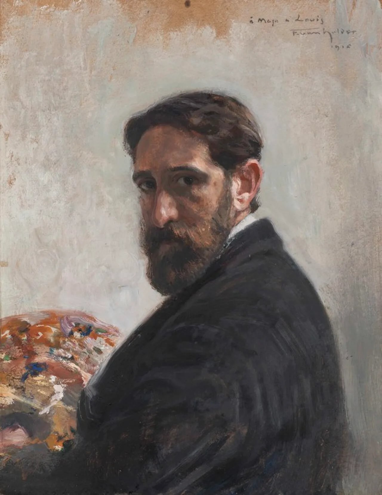 Porträt von Frans Van Holder (1881–1919) – Gedenkseite