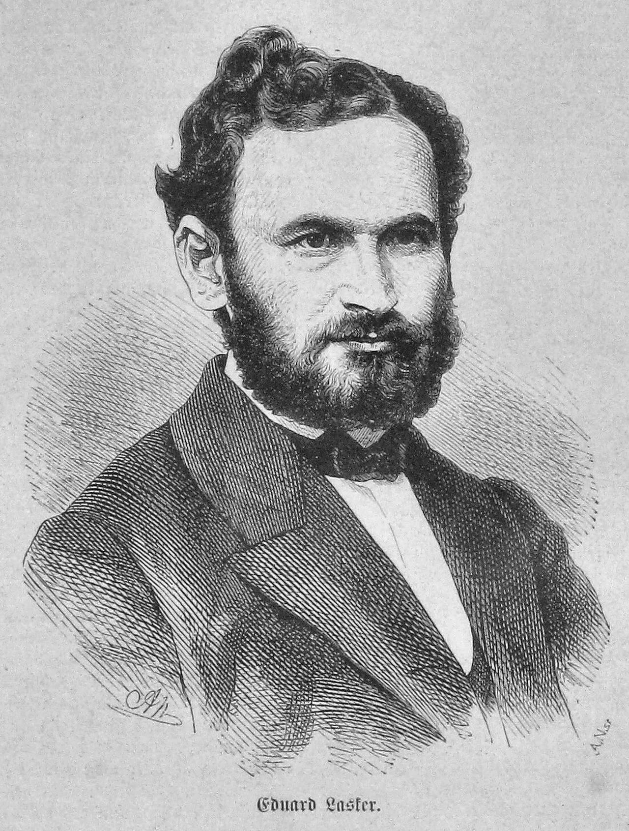Portrait of Eduard Lasker (1829–1884) – memorial page