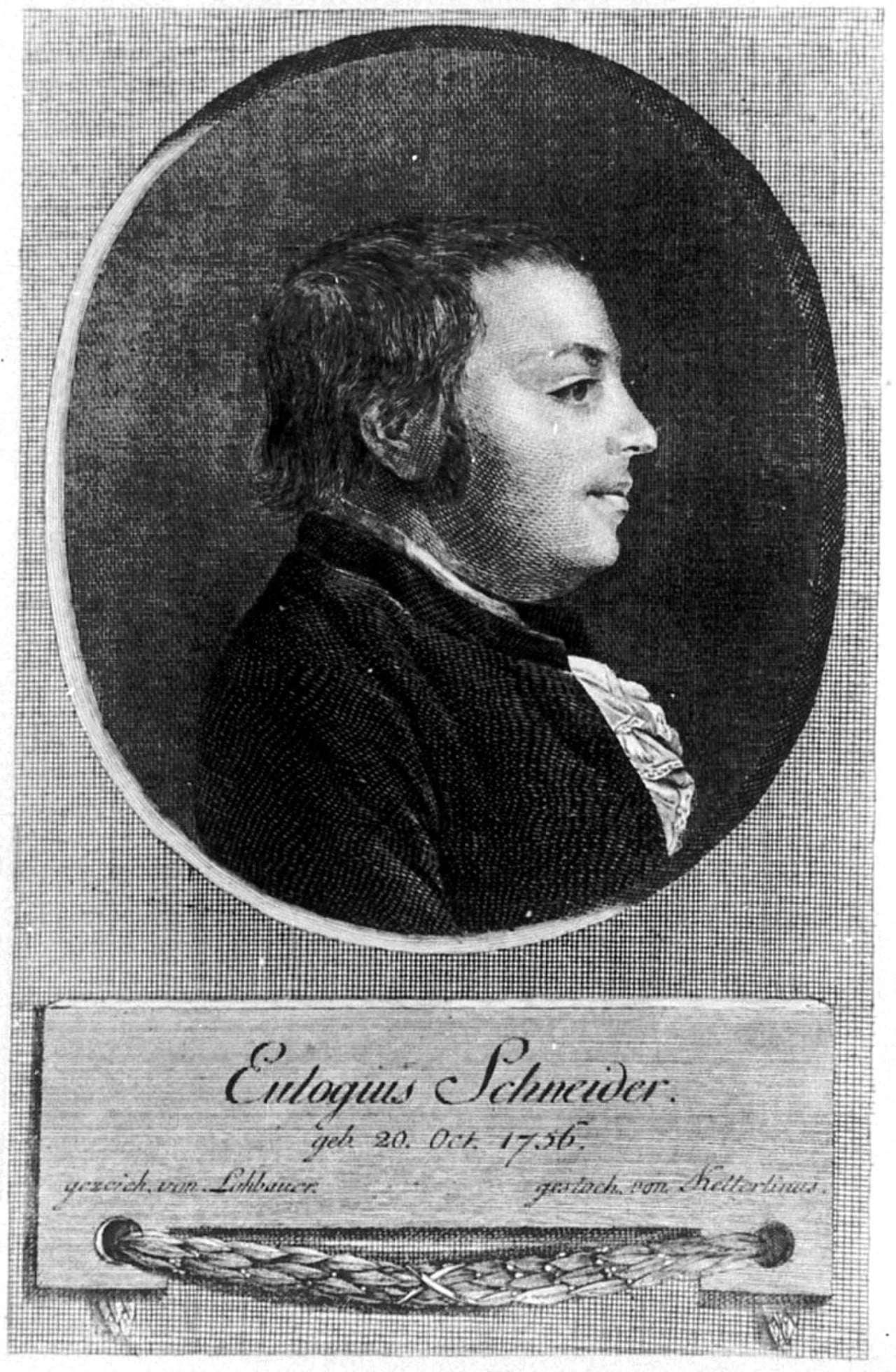 Porträt von Eulogius Schneider (1756–1794) – Gedenkseite