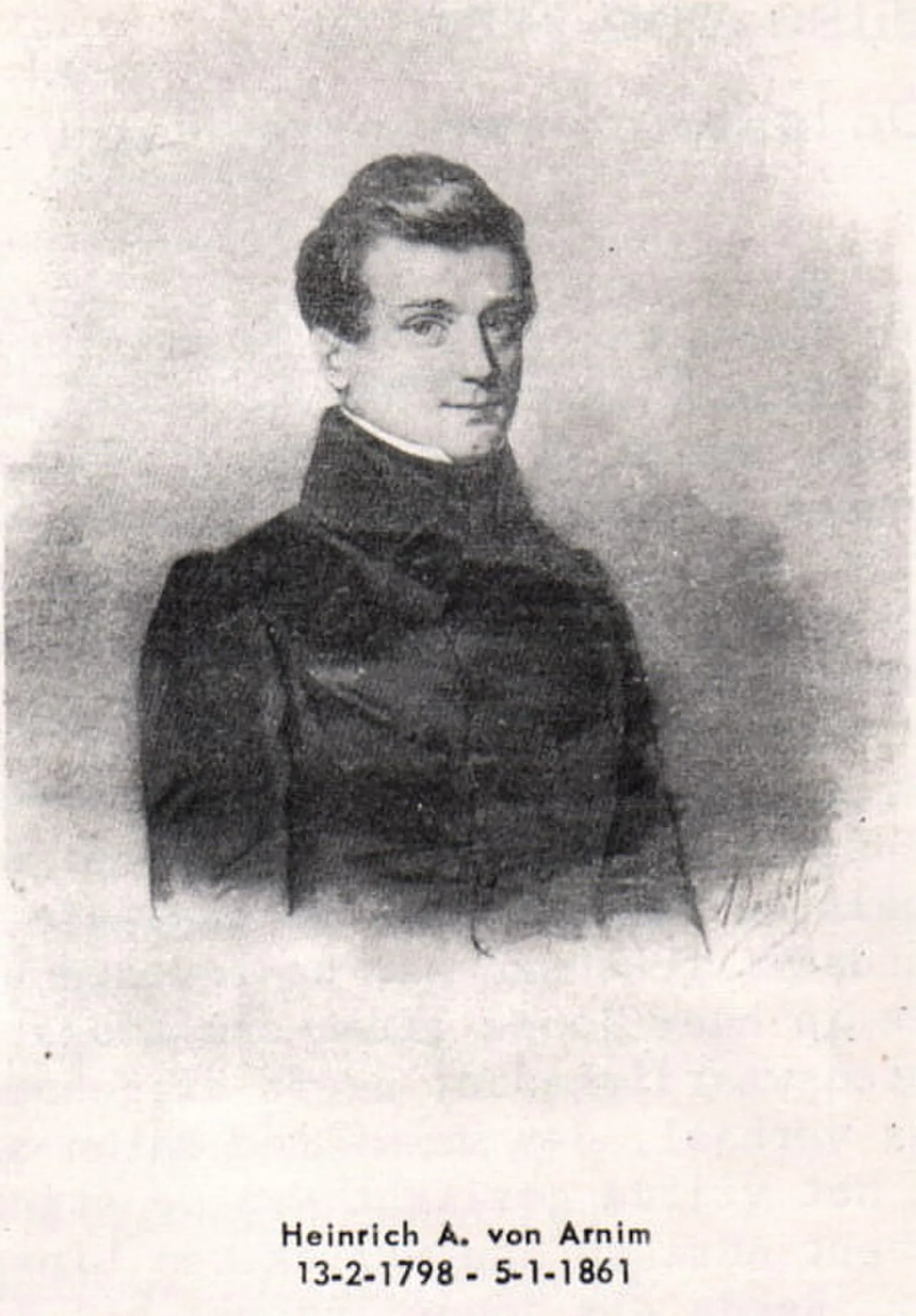 Portrait of Heinrich Alexander von Arnim (1798–1861) – memorial page