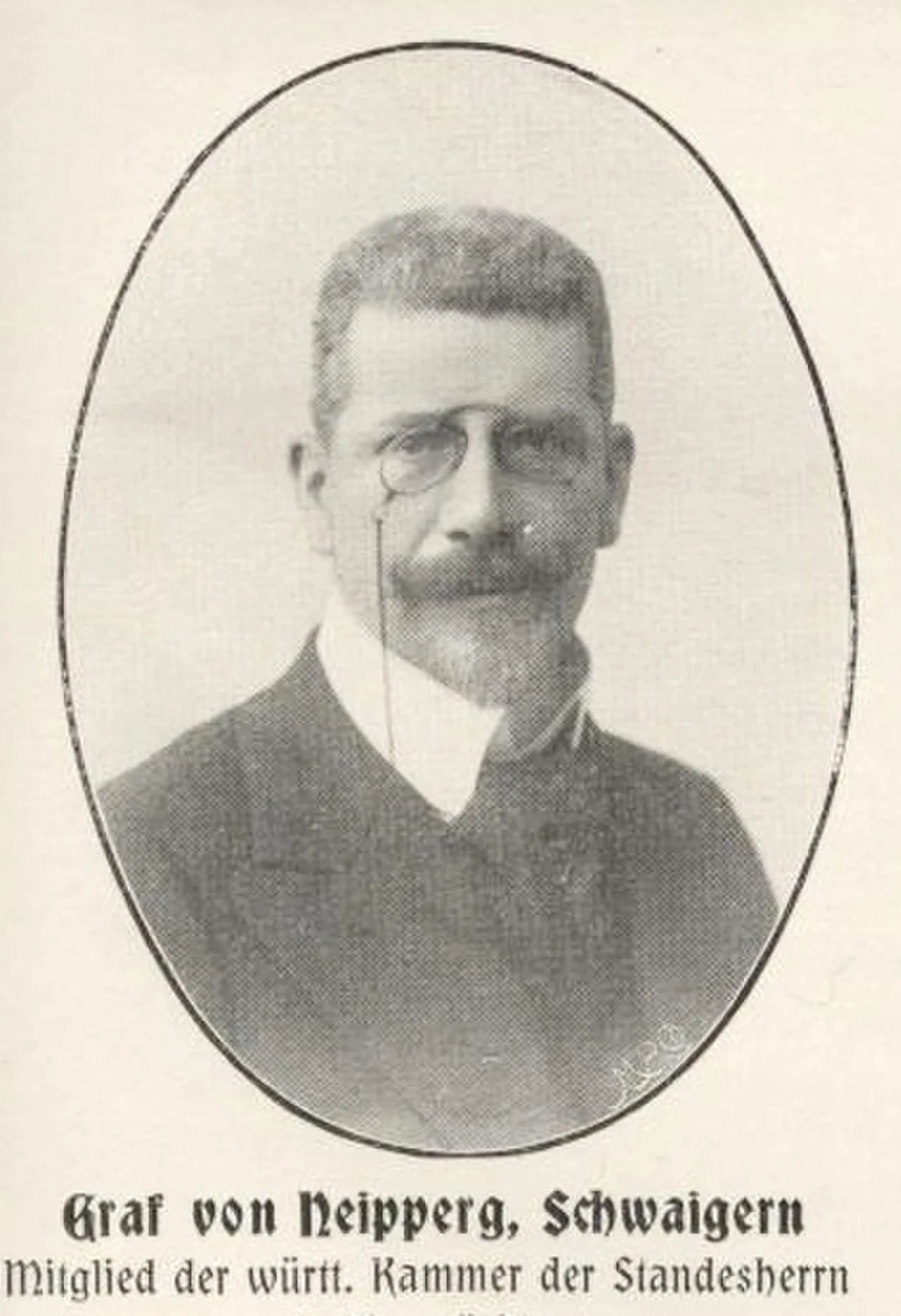Porträt von Reinhard von Neipperg (1856–1919) – Gedenkseite