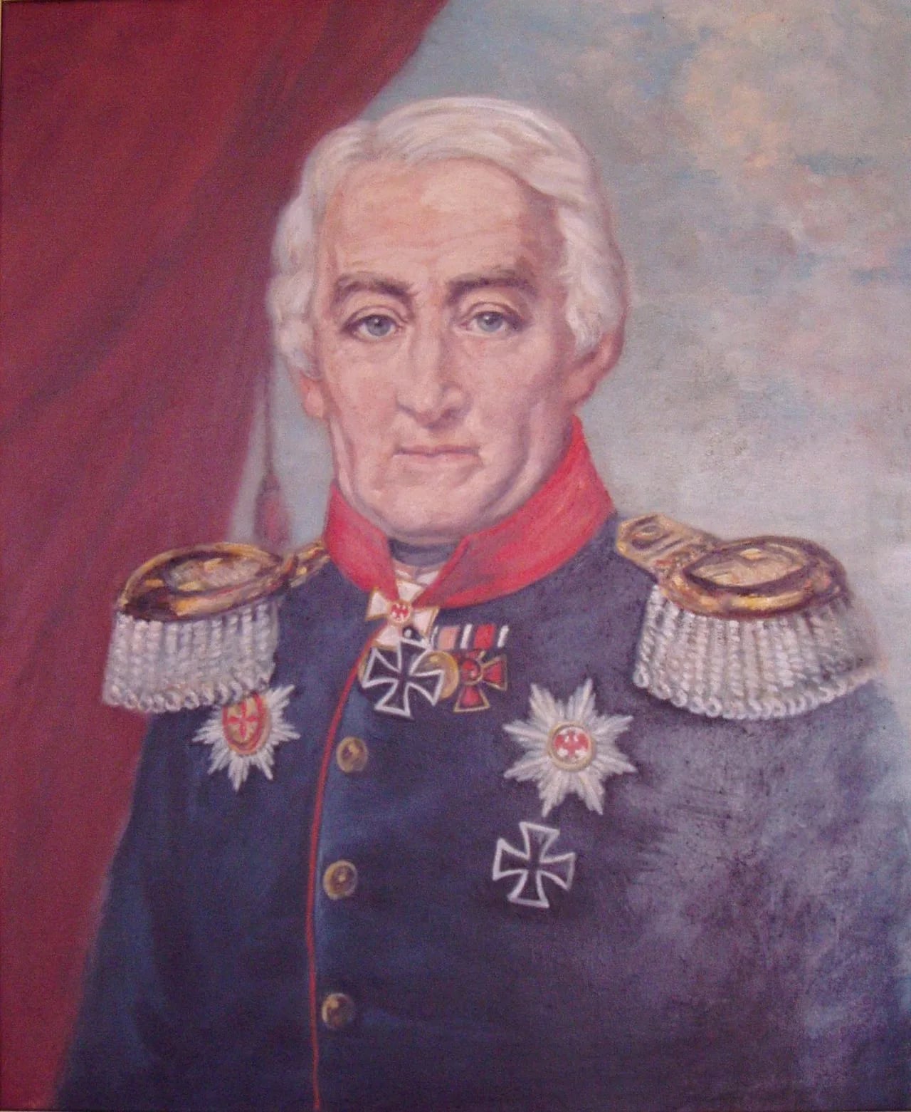 Porträt von Leopold Wilhelm von Dobschütz (1763–1836) – Gedenkseite