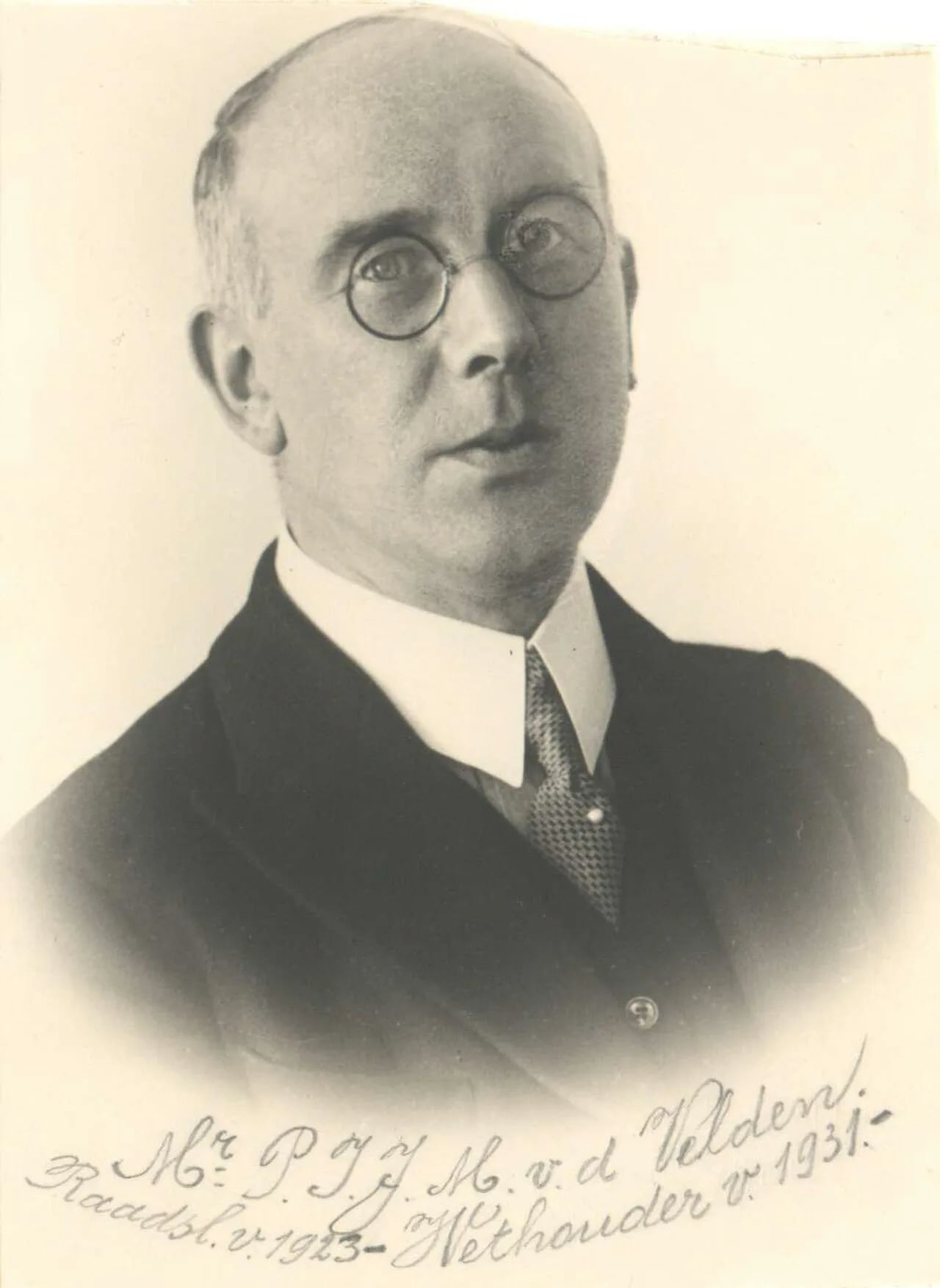 Porträt von Petrus Ignatius Josephus van der Velden (1890–1964) – Gedenkseite