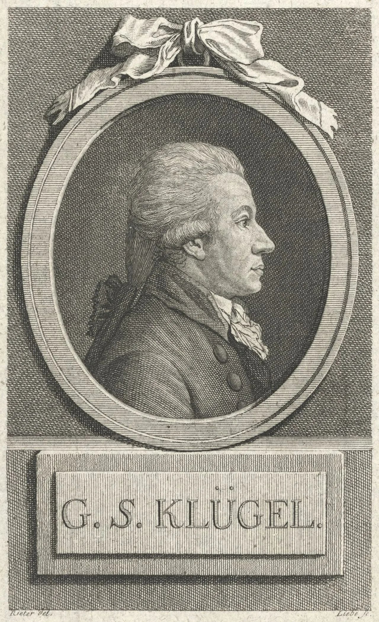 Portrait of Georg Simon Klügel (1739–1812) – memorial page
