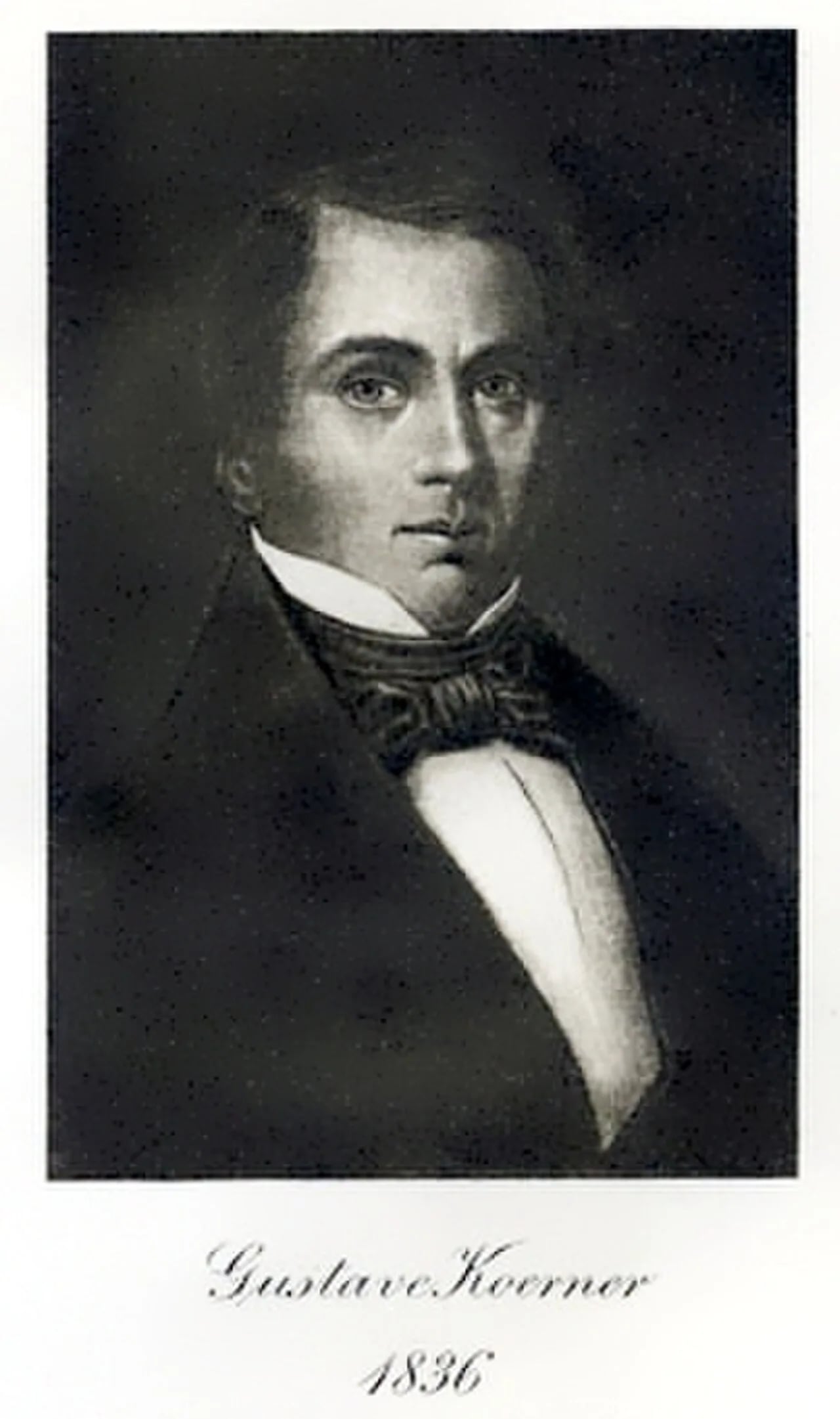 Porträt von Gustav Körner (1809–1896) – Gedenkseite