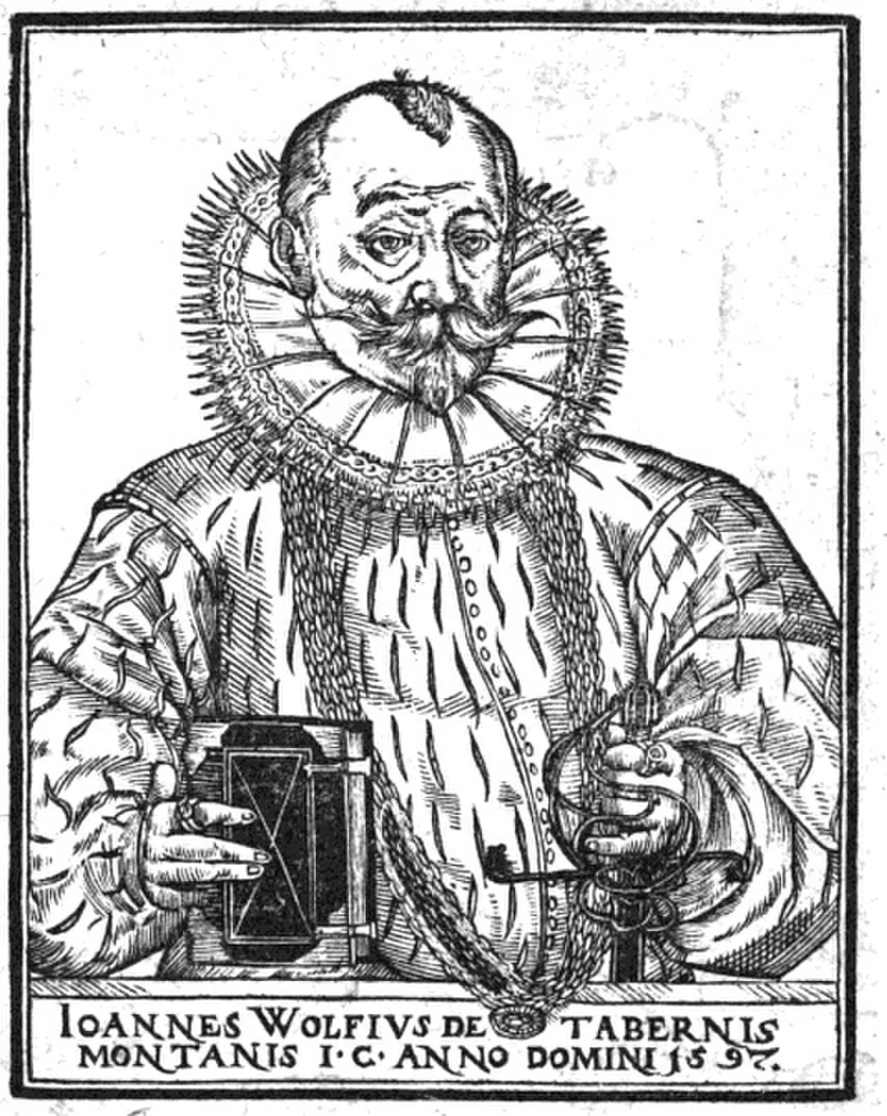 Porträt von Johann Wolff (1537–1600) – Gedenkseite