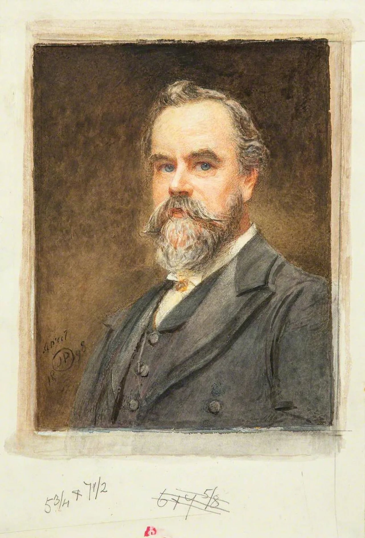 Porträt von Basil Bradley (1842–1904) – Gedenkseite