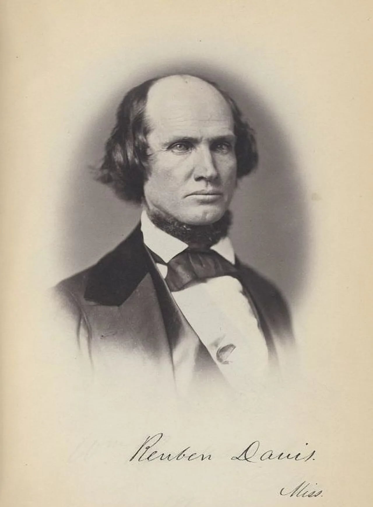 Porträt von Reuben Davis (1813–1890) – Gedenkseite