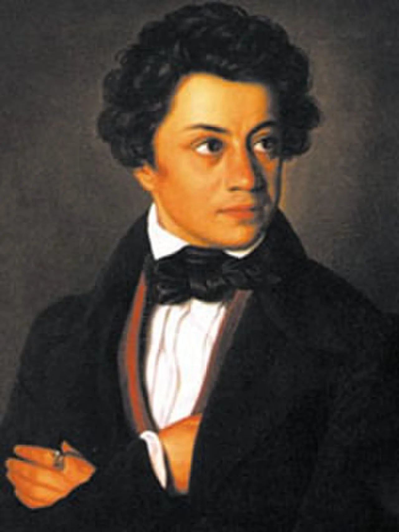 Porträt von Julius Mosen (1803–1867) – Gedenkseite