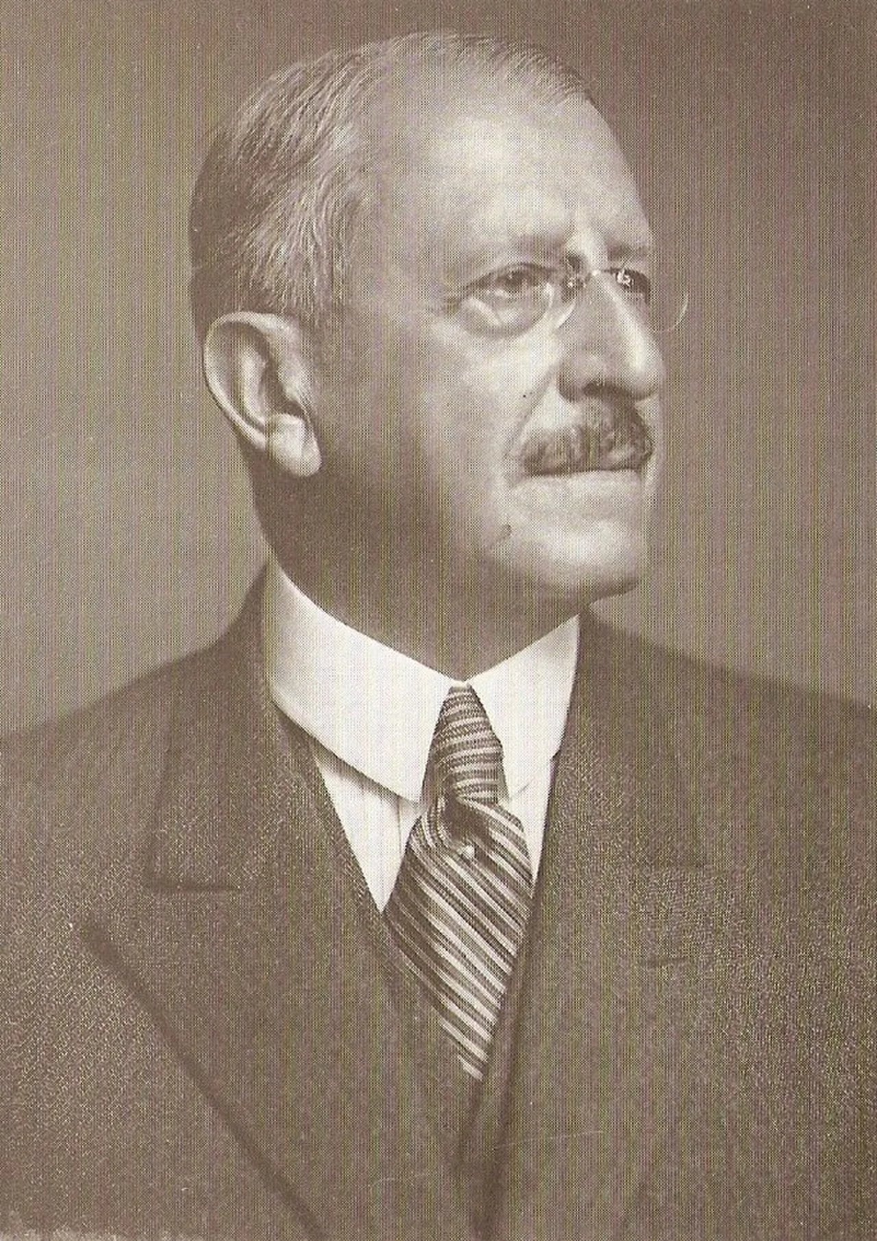 Porträt von Friedrich von Keller (1873–1960) – Gedenkseite