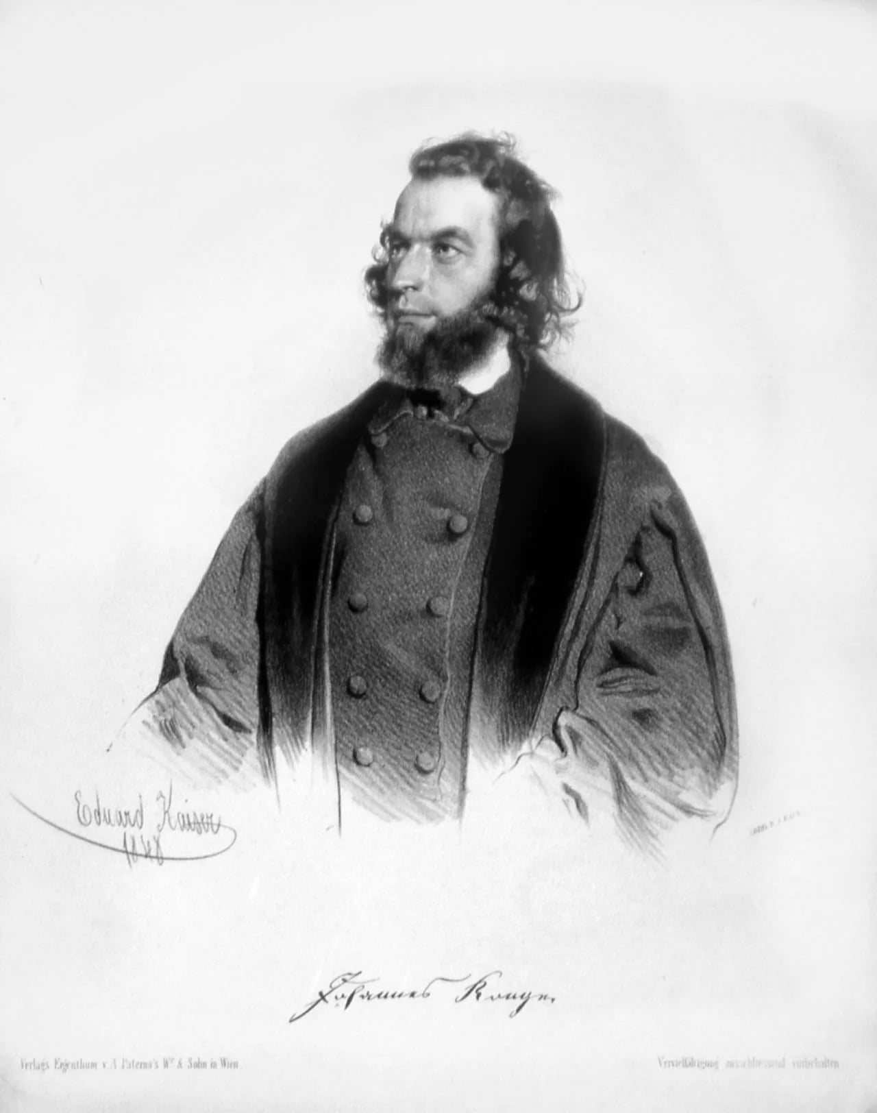 Porträt von Johannes Ronge (1813–1887) – Gedenkseite
