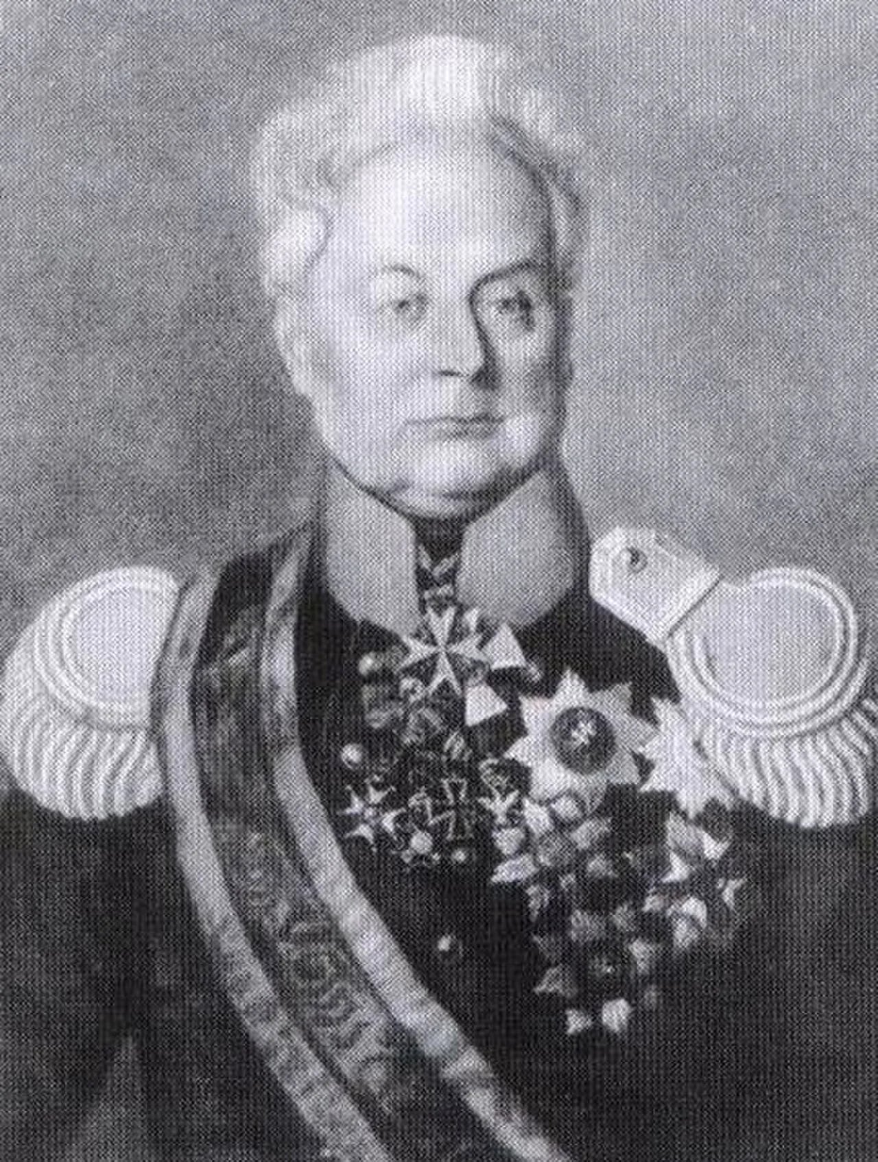 Porträt von Ferdinand Friedrich (1769–1830) – Gedenkseite