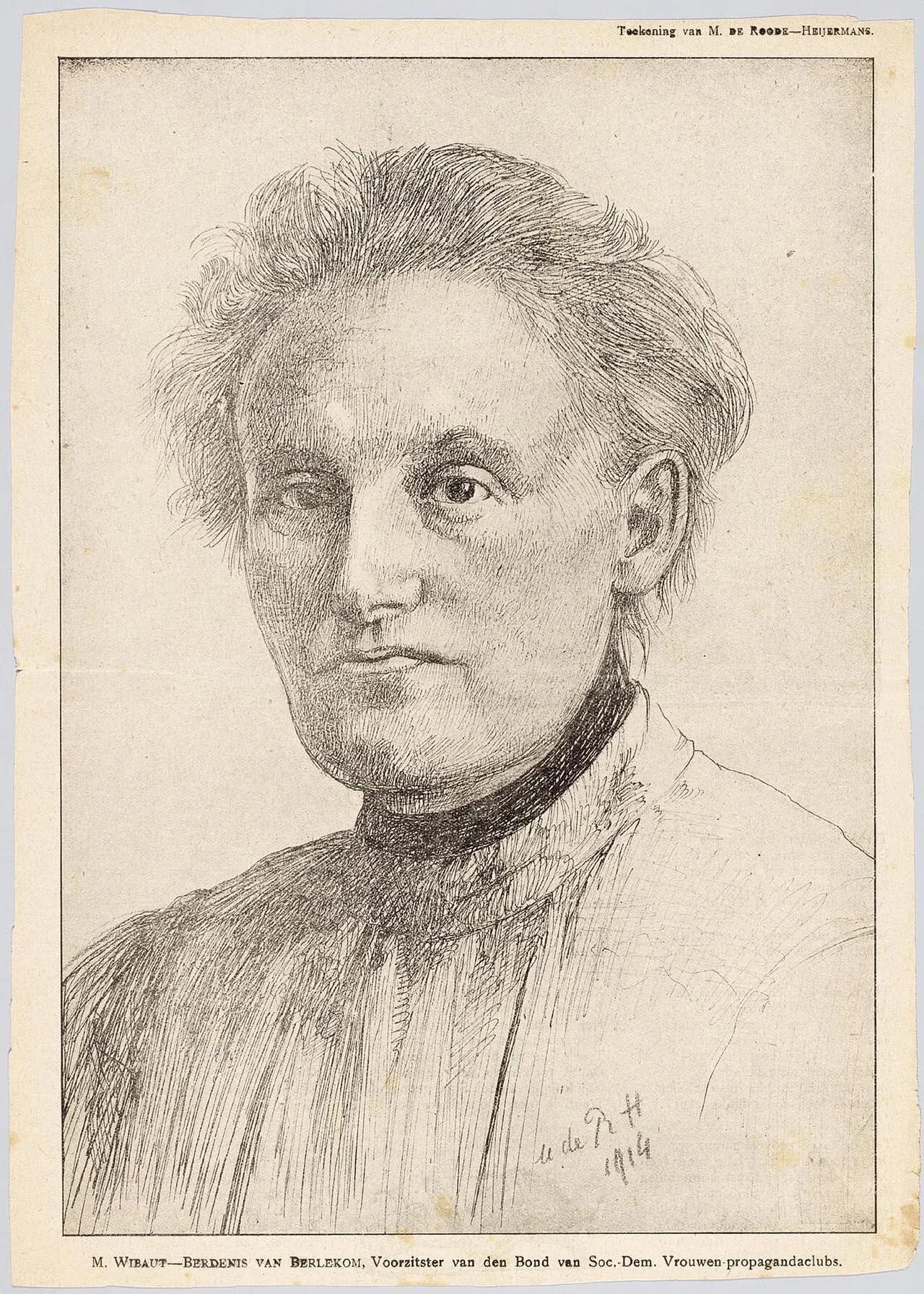 Portrait of Mathilde Berdenis van Berlekom (1862–1952) – memorial page