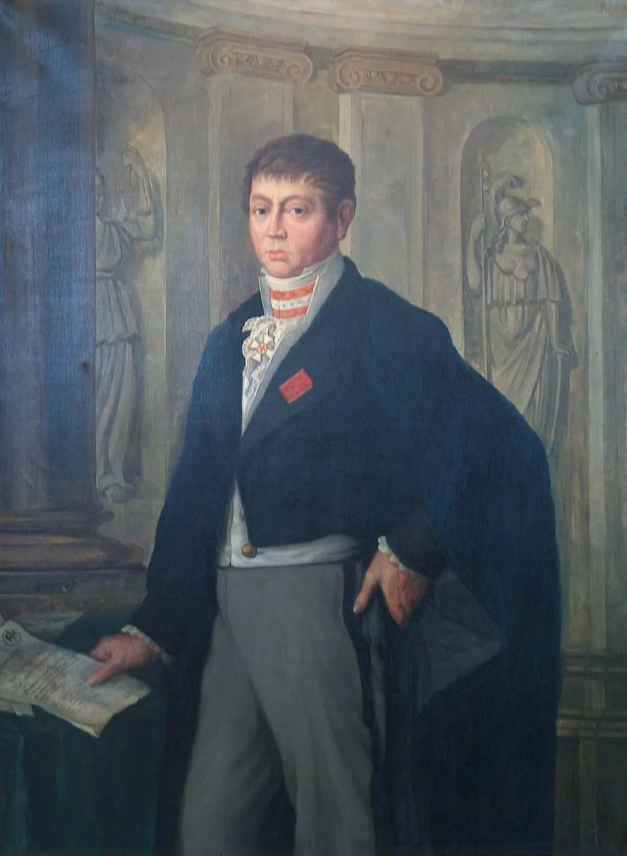 Porträt von Anton Maria Karl von Belderbusch (1758–1820) – Gedenkseite
