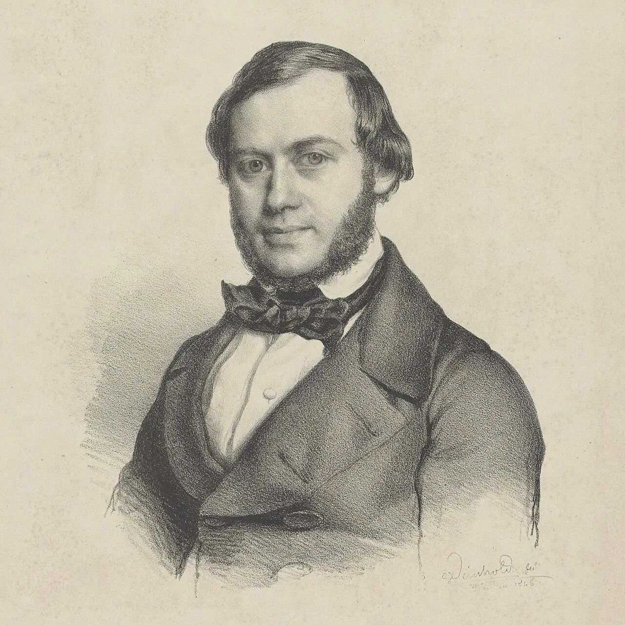 Porträt von Ferdinand David (1810–1873) – Gedenkseite