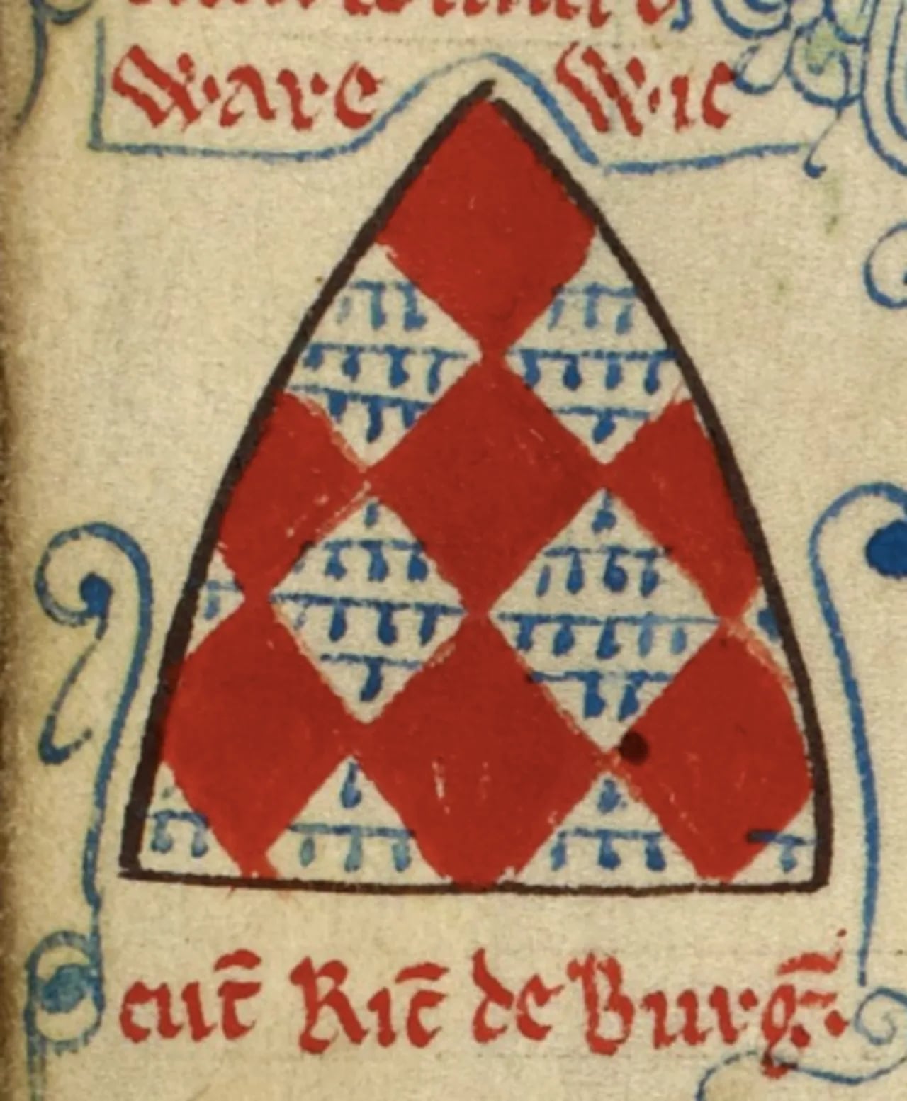 Porträt von Richard Mór von Burgh, 1. Baron von Connaught (1194–1243) – Gedenkseite
