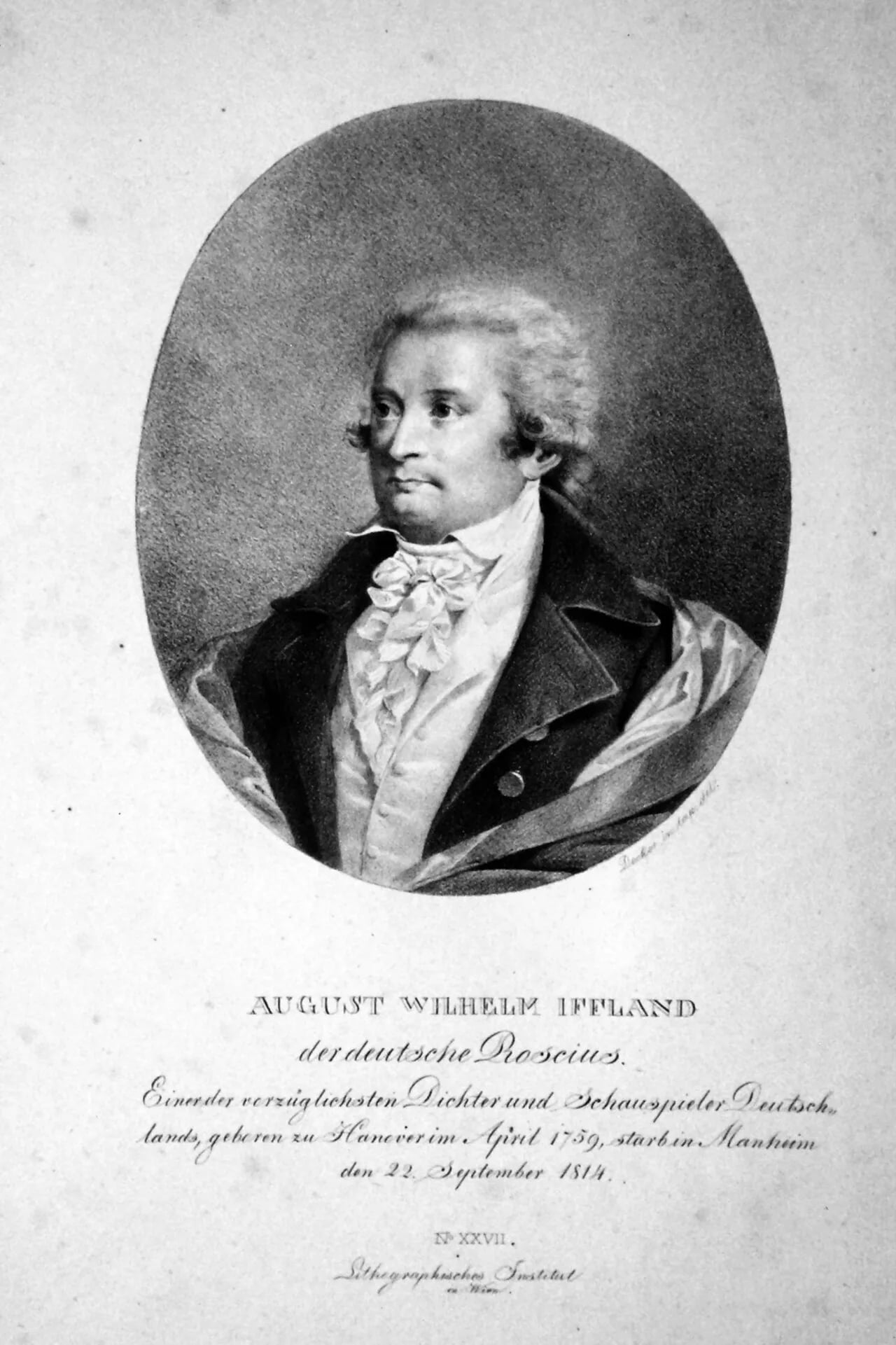 Portrait of August Wilhelm Iffland (1759–1814) – memorial page