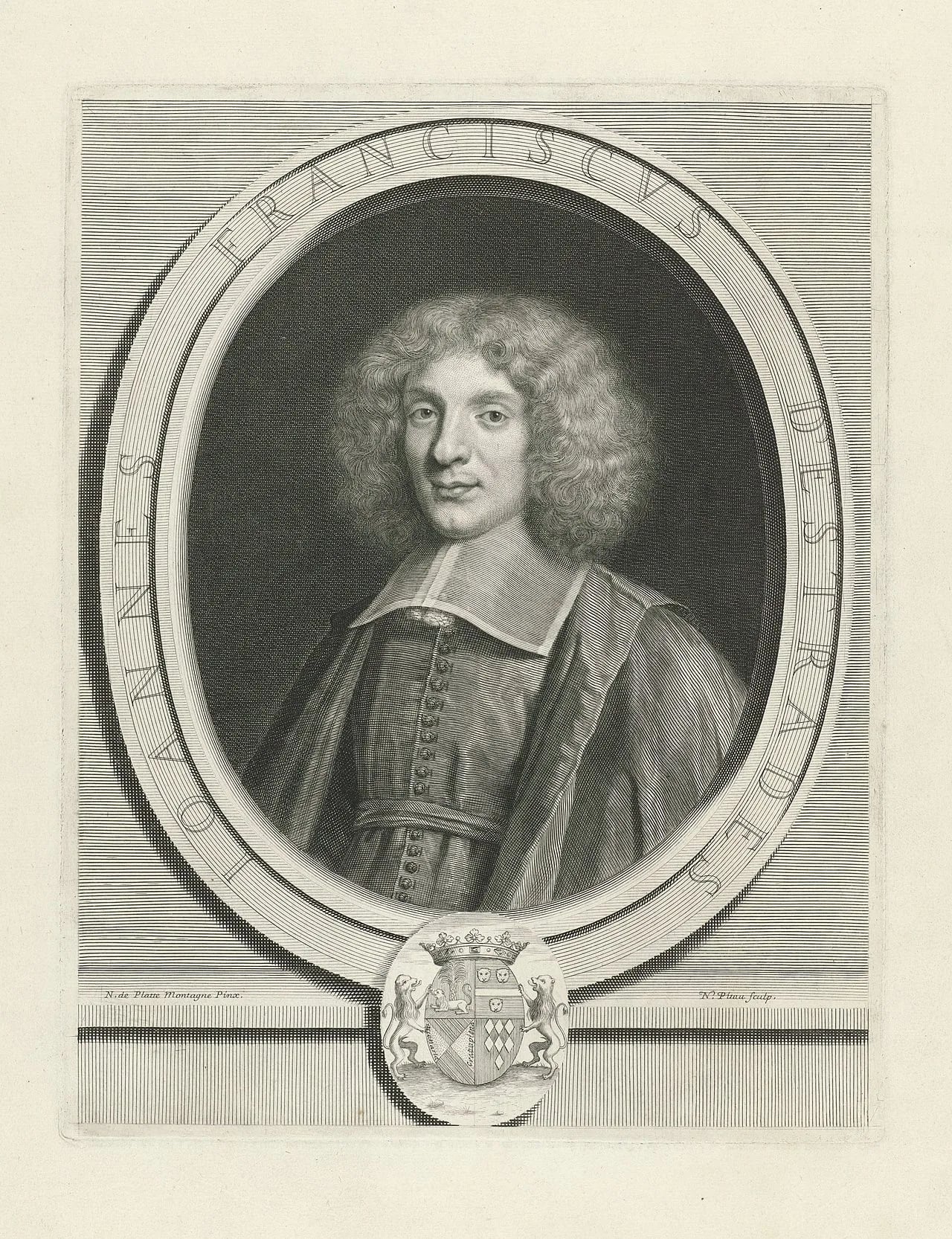 Porträt von Jean-François d'Estrades (1647–1675) – Gedenkseite