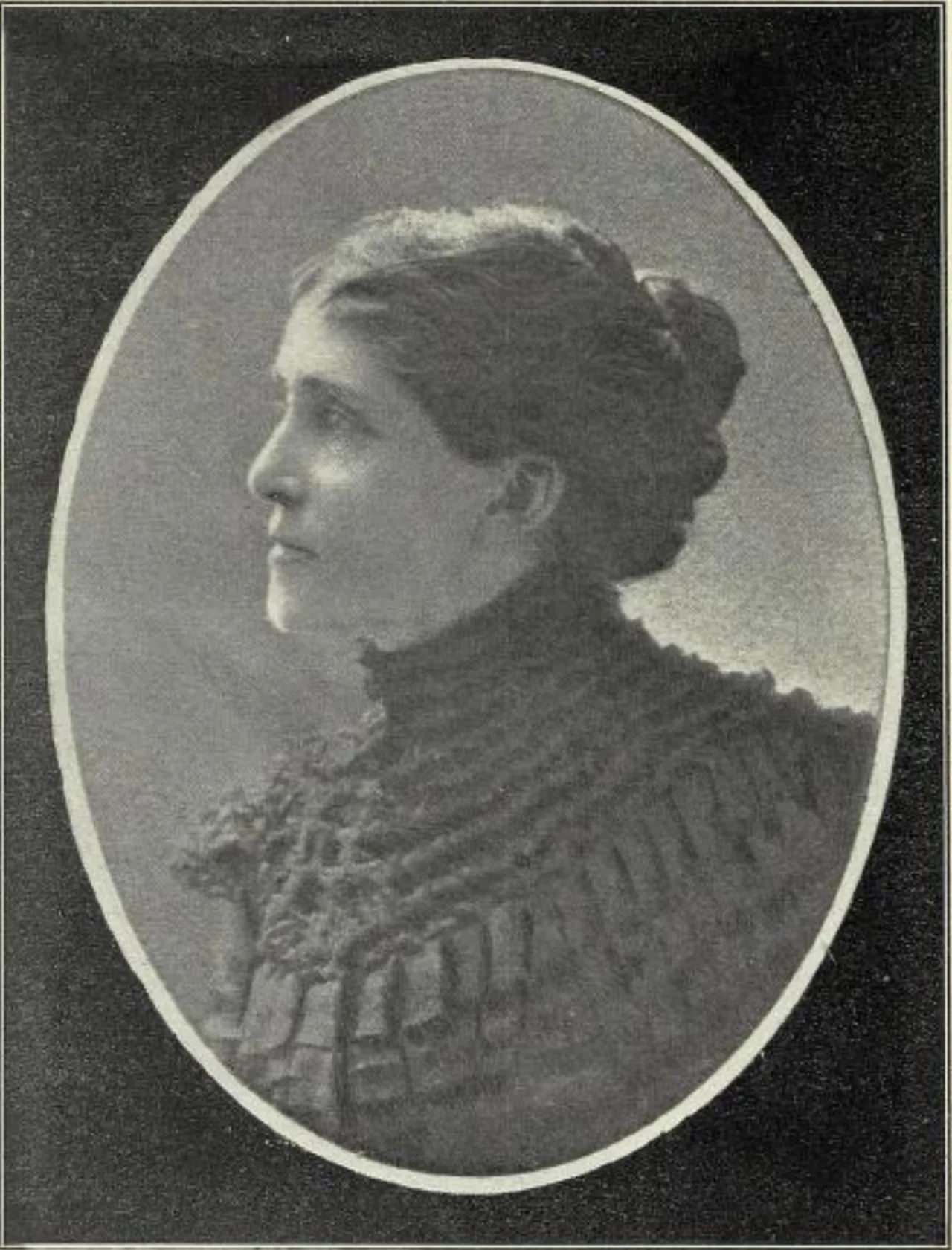 Porträt von Carolyn Wilson Harris (1849–1910) – Gedenkseite