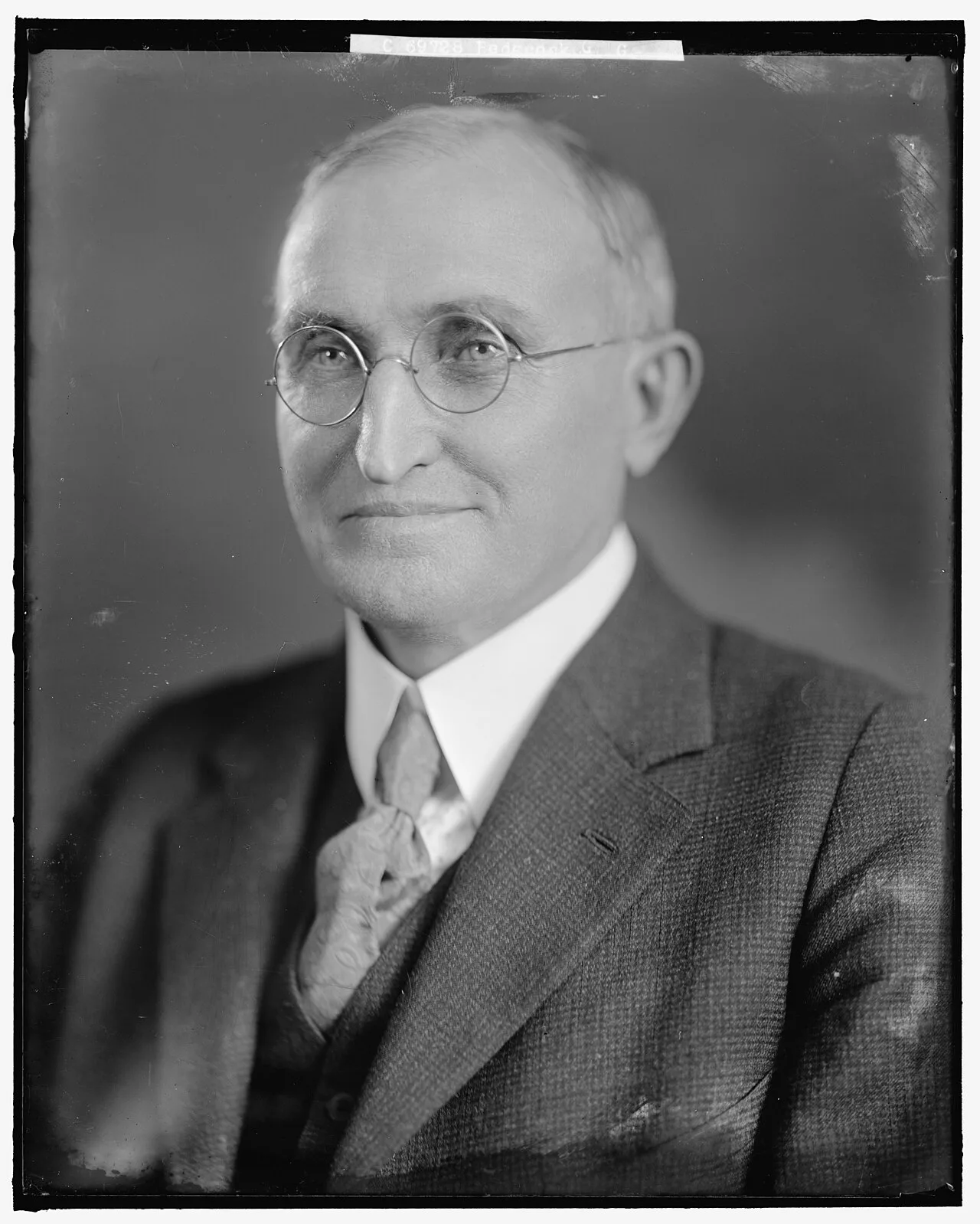 Porträt von George Grant Hedgcock (1863–1946) – Gedenkseite