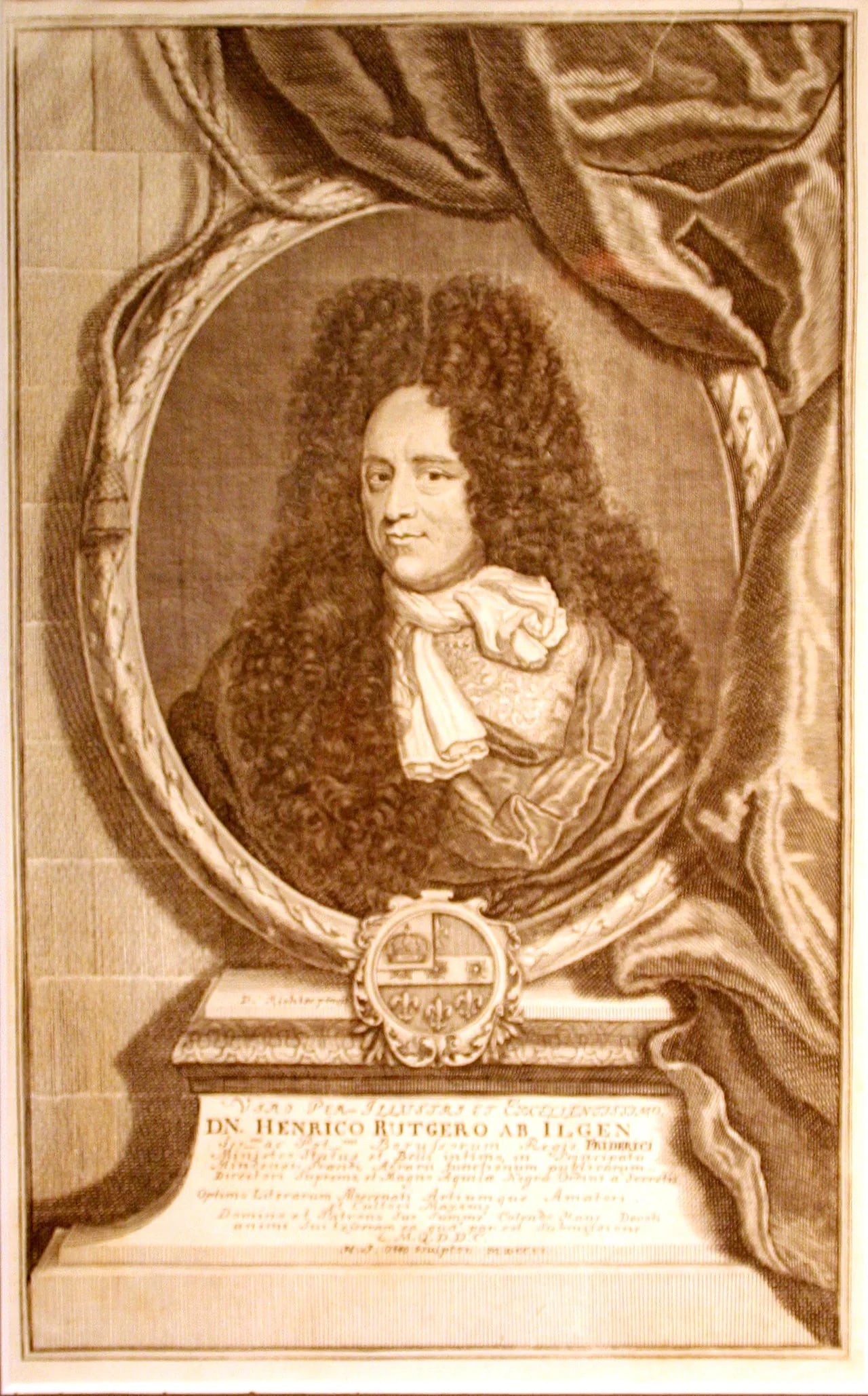 Porträt von Heinrich Rüdiger von Ilgen (1654–1718) – Gedenkseite