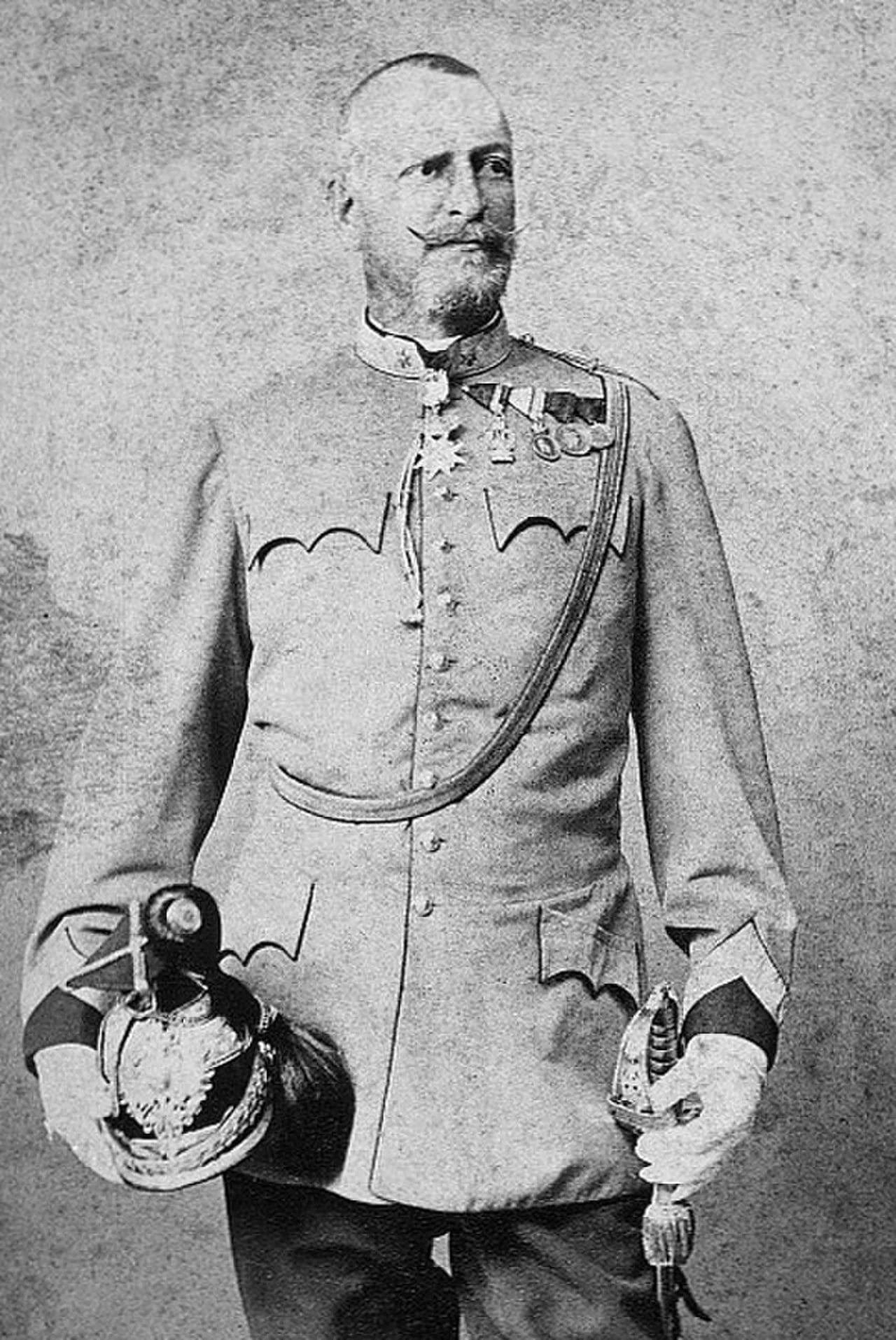 Porträt von Ferdinand Hompesch-Bollheim (1843–1897) – Gedenkseite