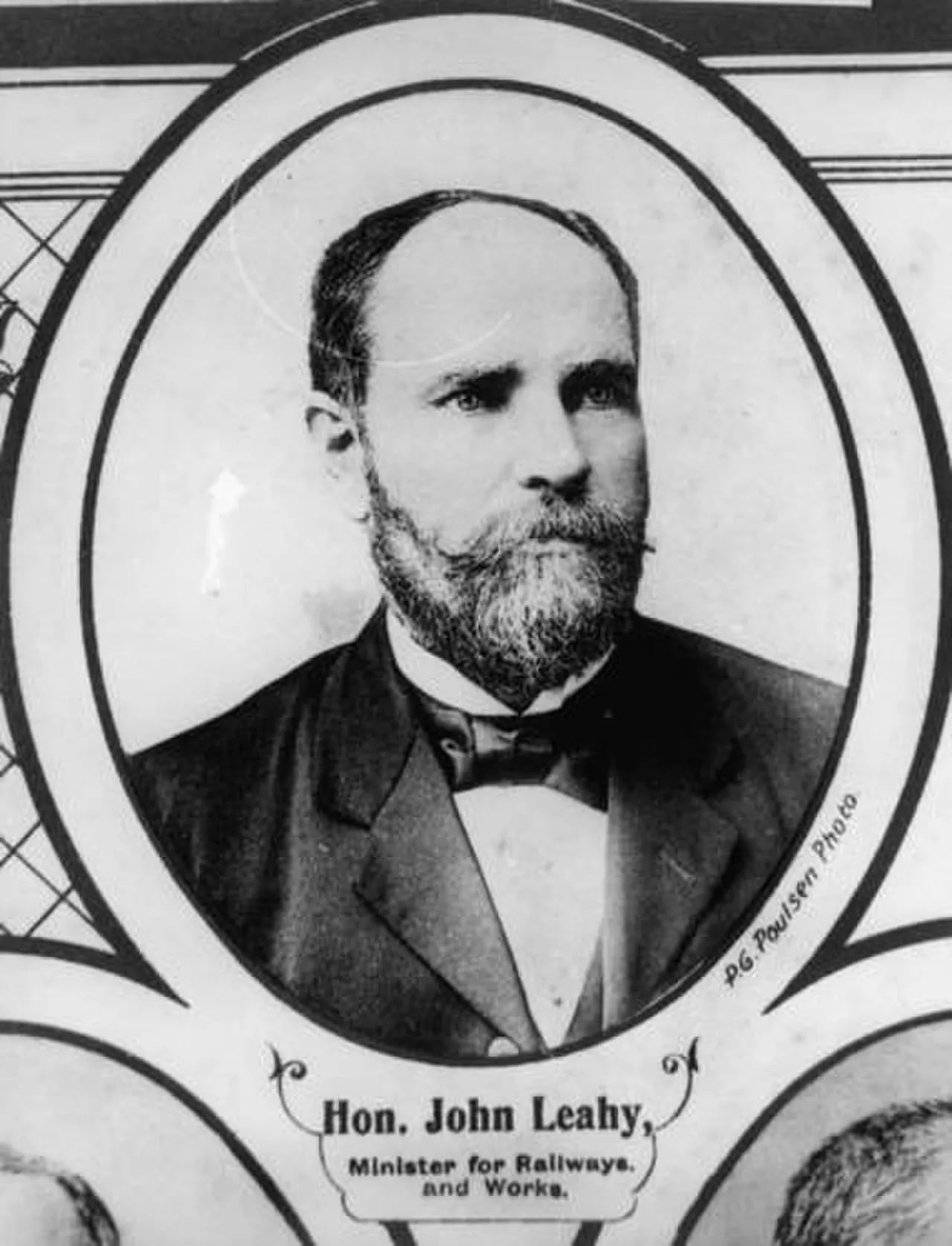 Porträt von John Leahy (1854–1909) – Gedenkseite