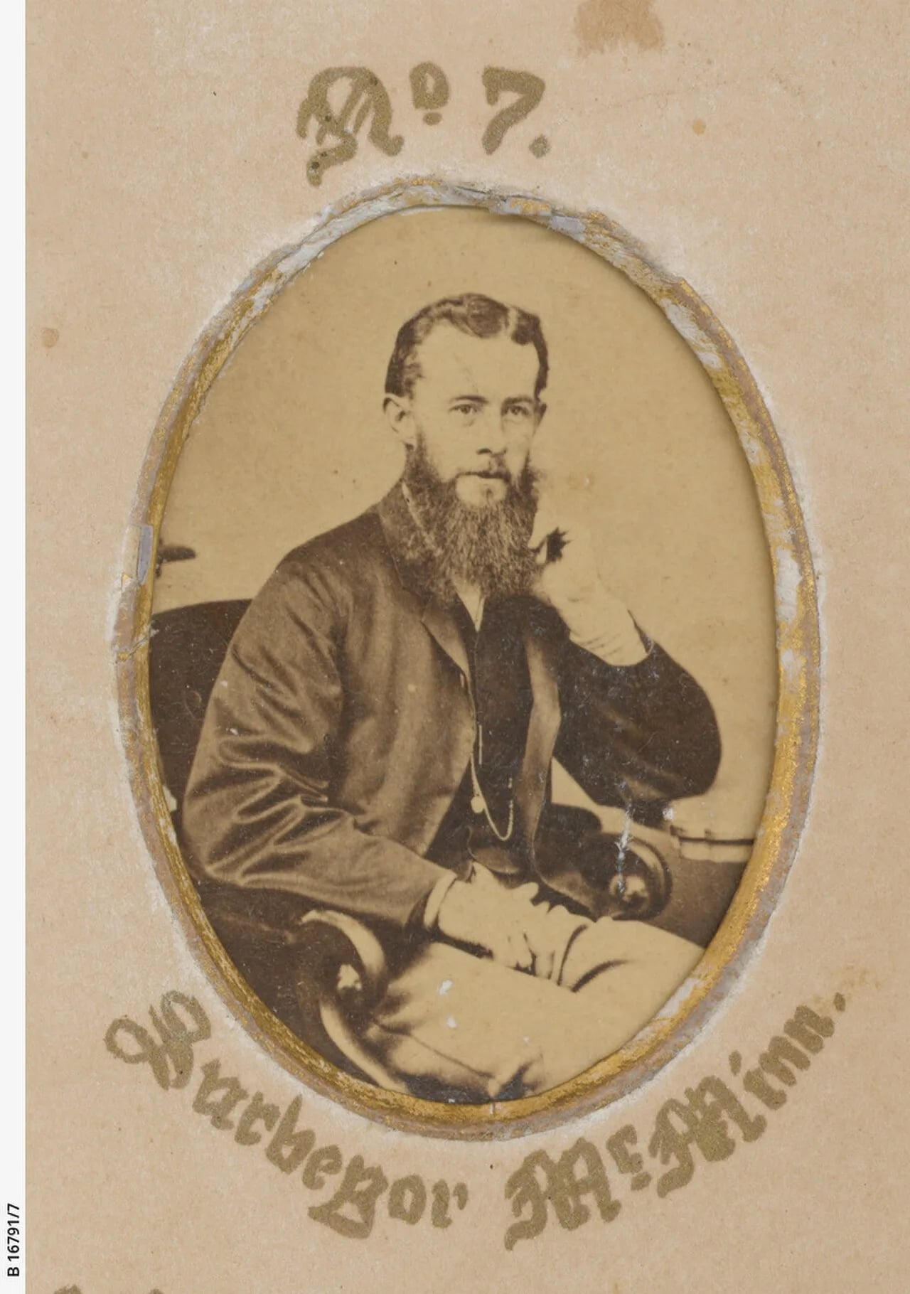 Portrait of Gilbert McMinn (1841–1924) – memorial page