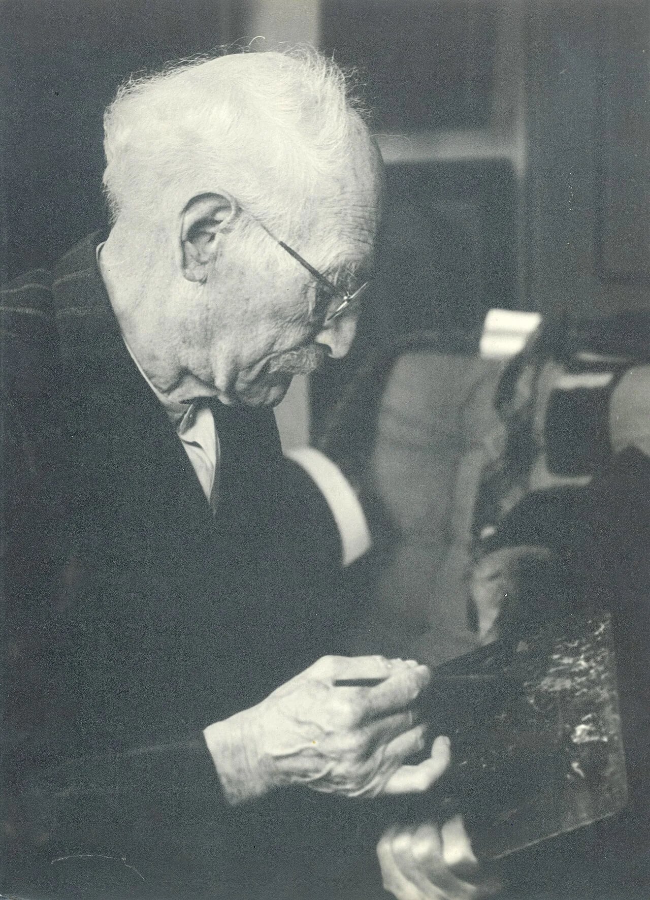 Porträt von Leendert Scheltema (1876–1966) – Gedenkseite