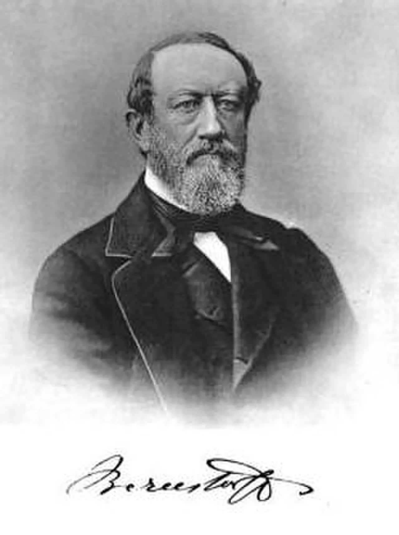 Porträt von Albrecht von Bernstorff (1809–1873) – Gedenkseite